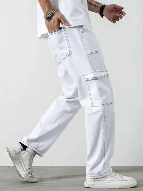 Jean Sachiko x Hino Cargo Stiching Jeans Pants Straight Leg Size US 32 / EU 48 - 3 Thumbnail
