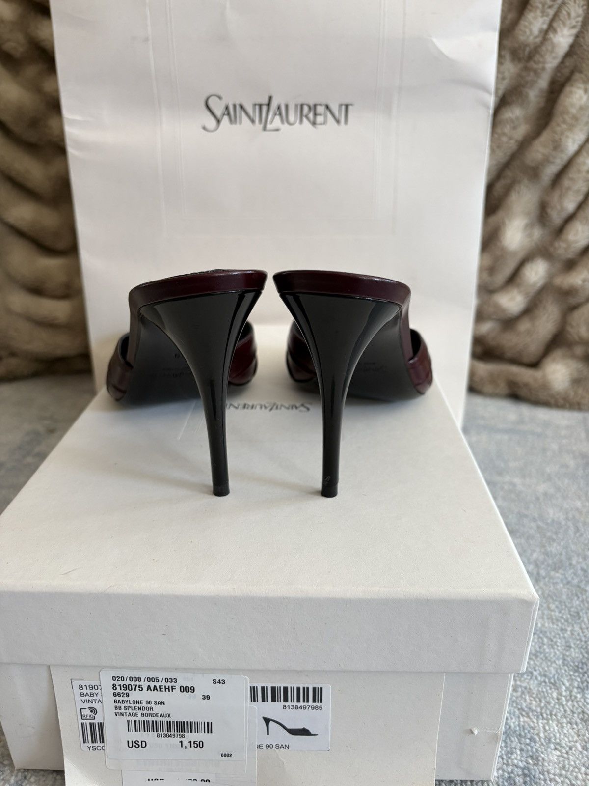 Yves Saint Laurent Yves Saint Laurent Babylone Heels Size US 8 / IT 38 - 8 Thumbnail