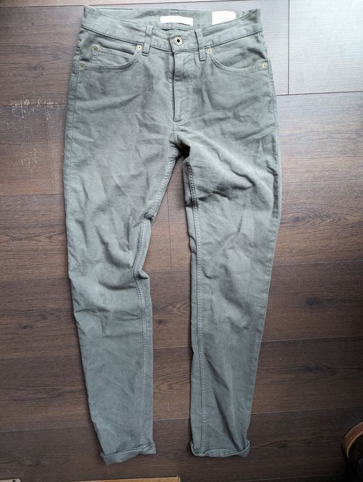 Billy Reid Billy Reid Moleskin Jeans in Light Grey size 28 | Grailed