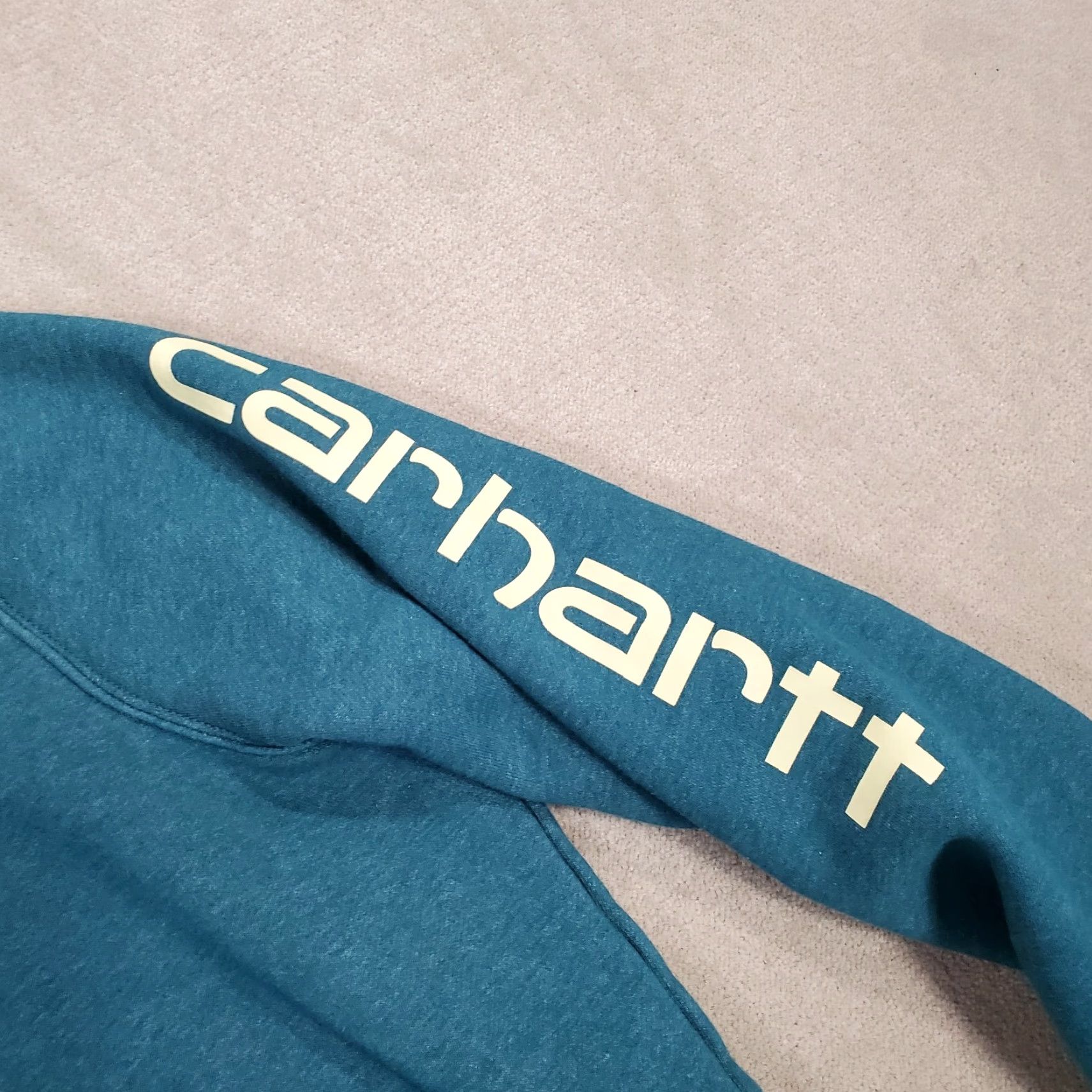 Carhartt Carhartt Hoodie Womens 2XL Blue Pullover Sweatshirt Relaxed Fit Logo H26 Size XXL / US 16-18 / IT 52-54 - 3 Thumbnail