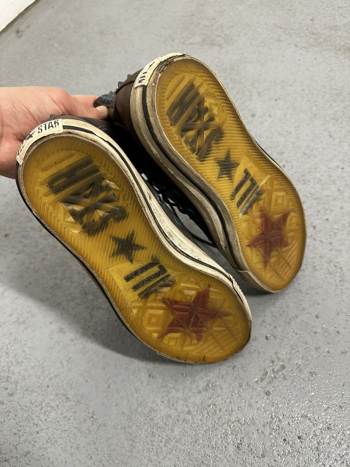 Converse × John Varvatos John Varvatos x Converse Studded Leather Sneakers Size US 9.5 / EU 42-43 - 11 Thumbnail