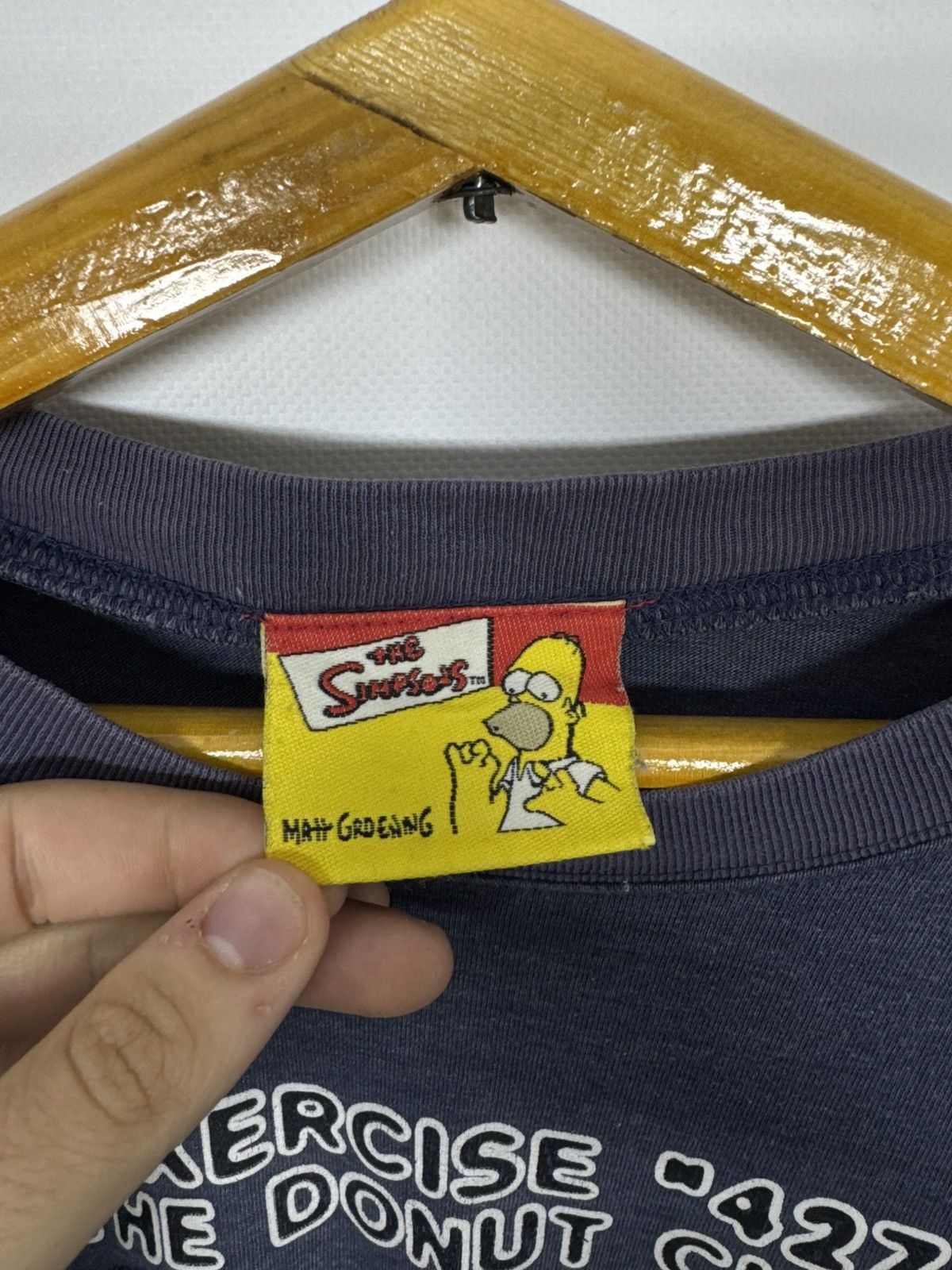The Simpsons Vintage Y2k The Simpson Homer Big Logo Rate T-Shirt Size US L / EU 52-54 / 3 - 8 Thumbnail