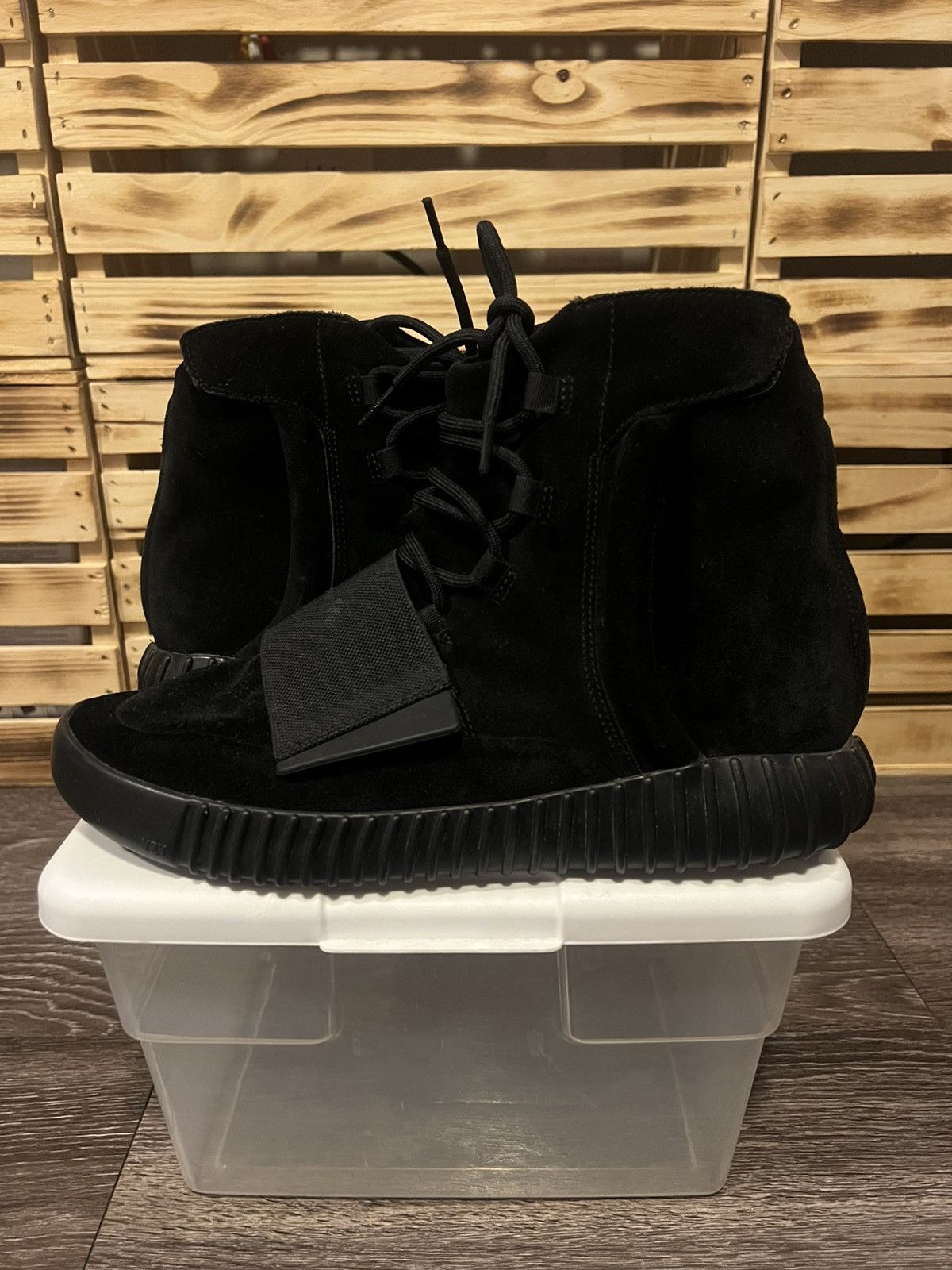 Adidas × Kanye West Adidas Yeezy Boost 750 “Triple Black” Size 10 – ART BB1839 Size US 10 / EU 43 - 1 Thumbnail