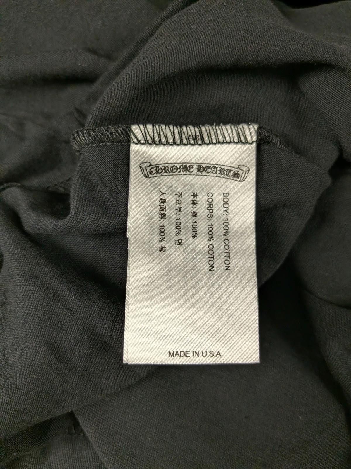 Chrome Hearts Chrome Hearts Long Sleeve Pocket Crew T-shirt Size L Size US L / EU 52-54 / 3 - 11 Thumbnail
