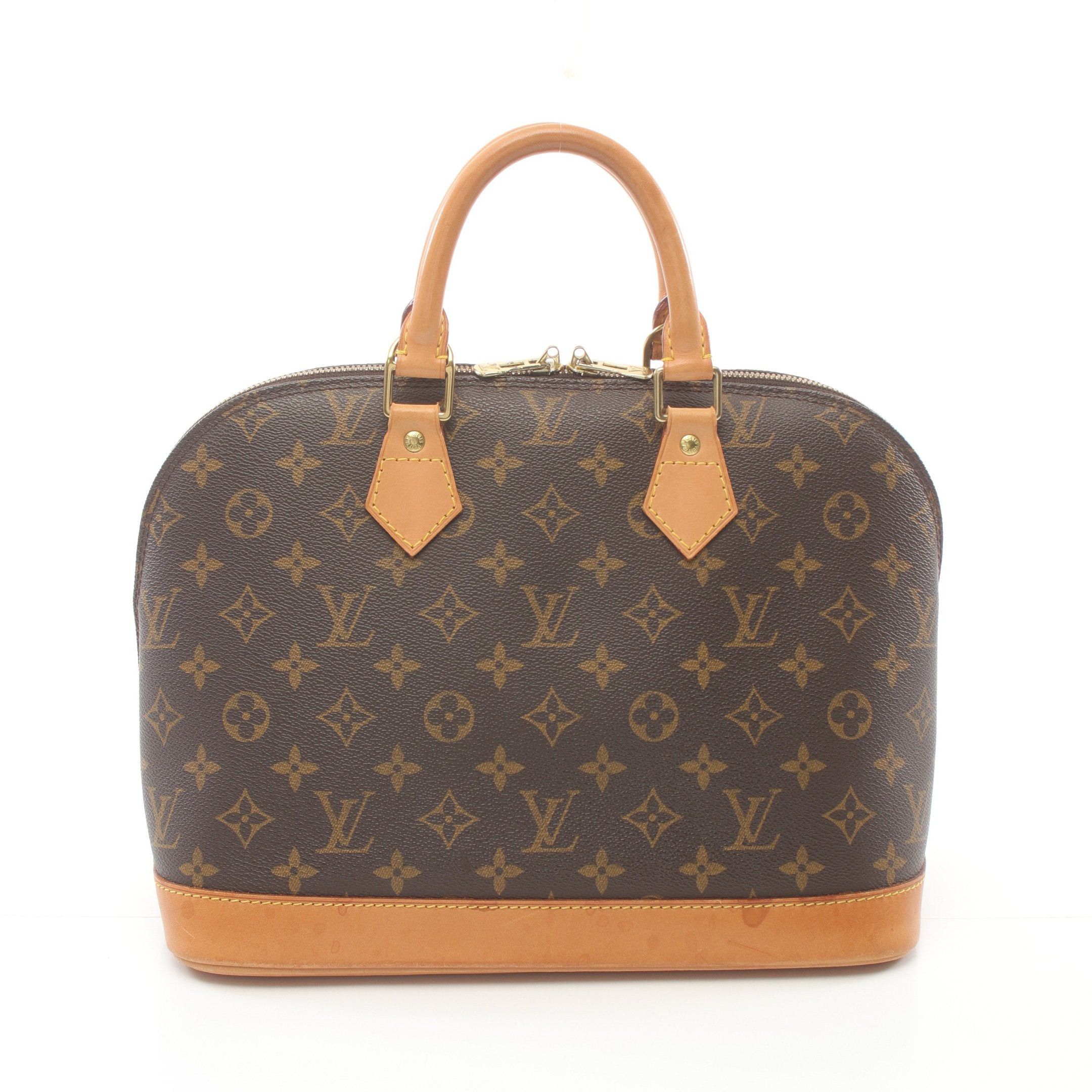 Louis Vuitton Louis Vuitton Alma Pm Monogram Handbag Leather Brown Size ONE SIZE - 1 Thumbnail