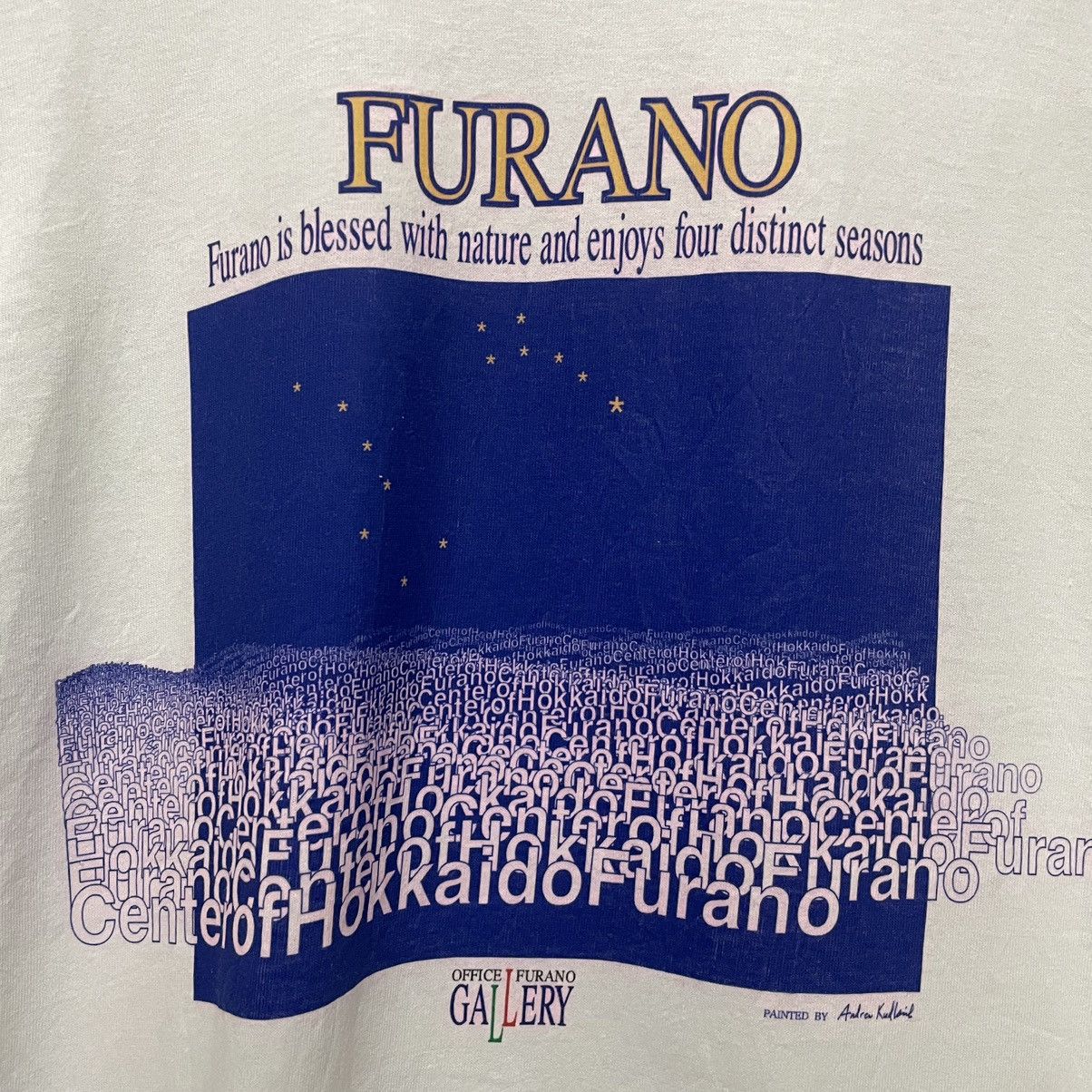 Vintage Vintage 1990s Office Furano Gallery Art Promo T Shirt Size US M / EU 48-50 / 2 - 2 Thumbnail