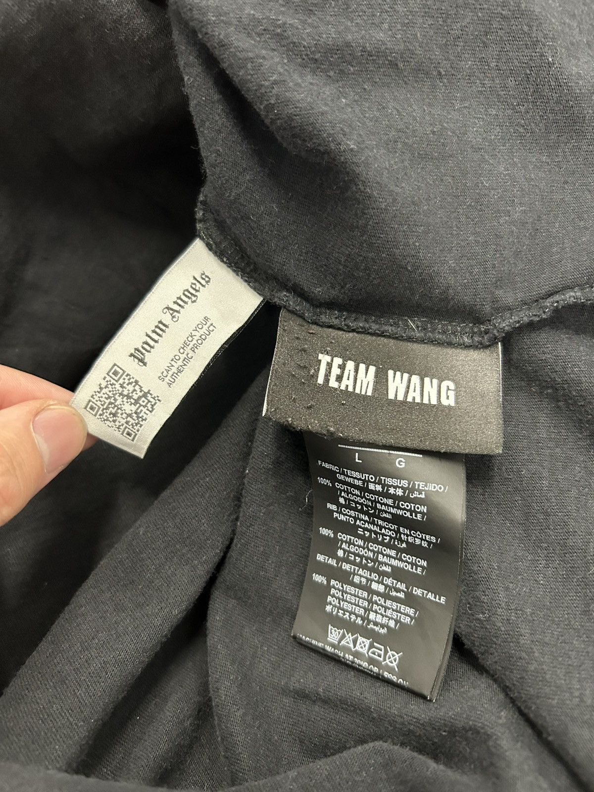 Palm Angels Palm angels X team wang long sleeve Size US L / EU 52-54 / 3 - 5 Thumbnail