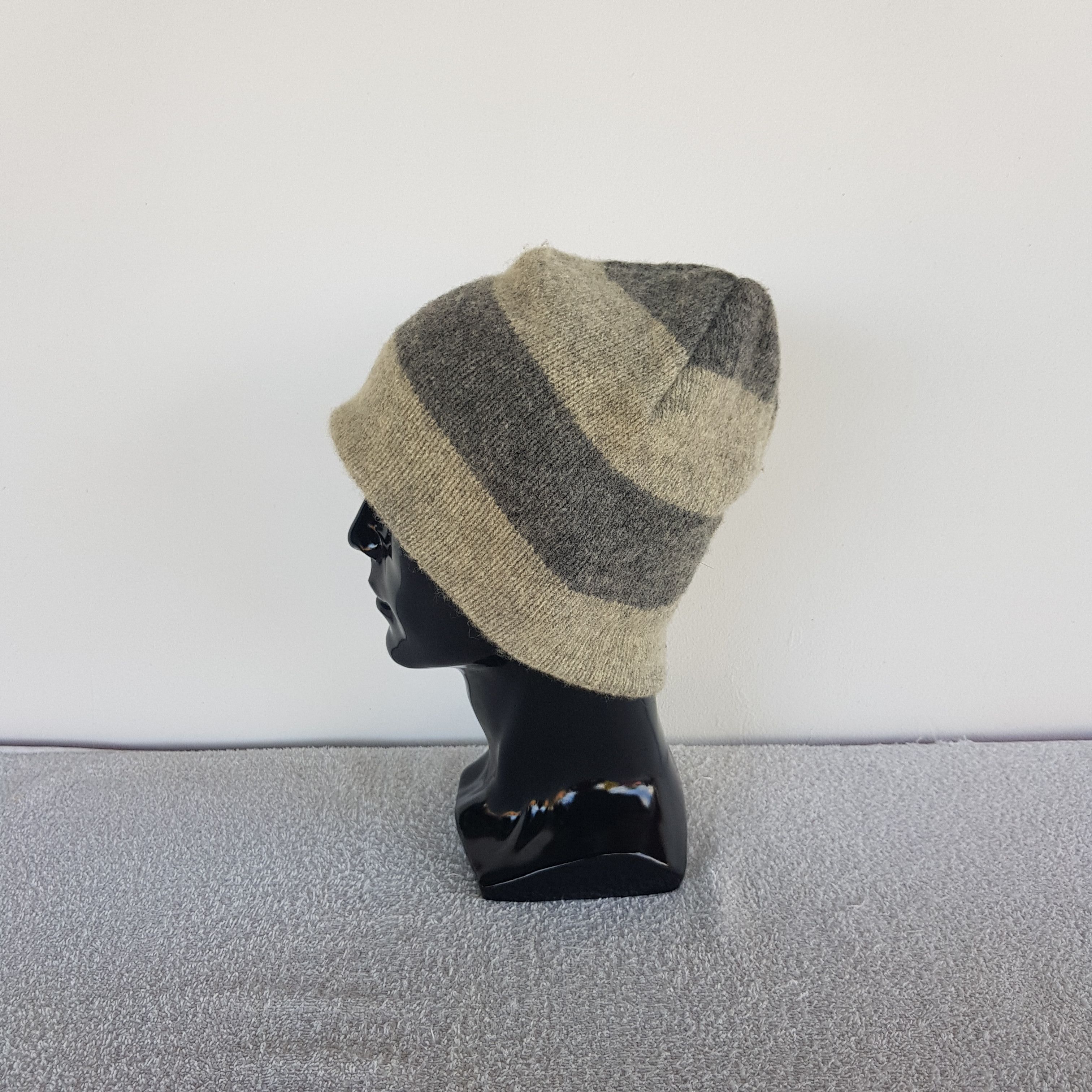 Silas Vintage Silas Beanie Fair Isle Ribbed Knit Snow Caps Hats Size ONE SIZE - 4 Thumbnail