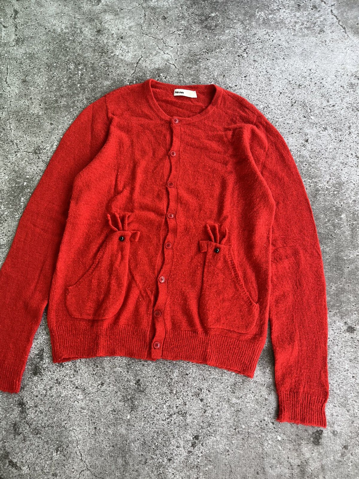 Ne-Net Ne-net By Issey Miyake Button Knit Chiken Size US M / EU 48-50 / 2 - 2 Thumbnail