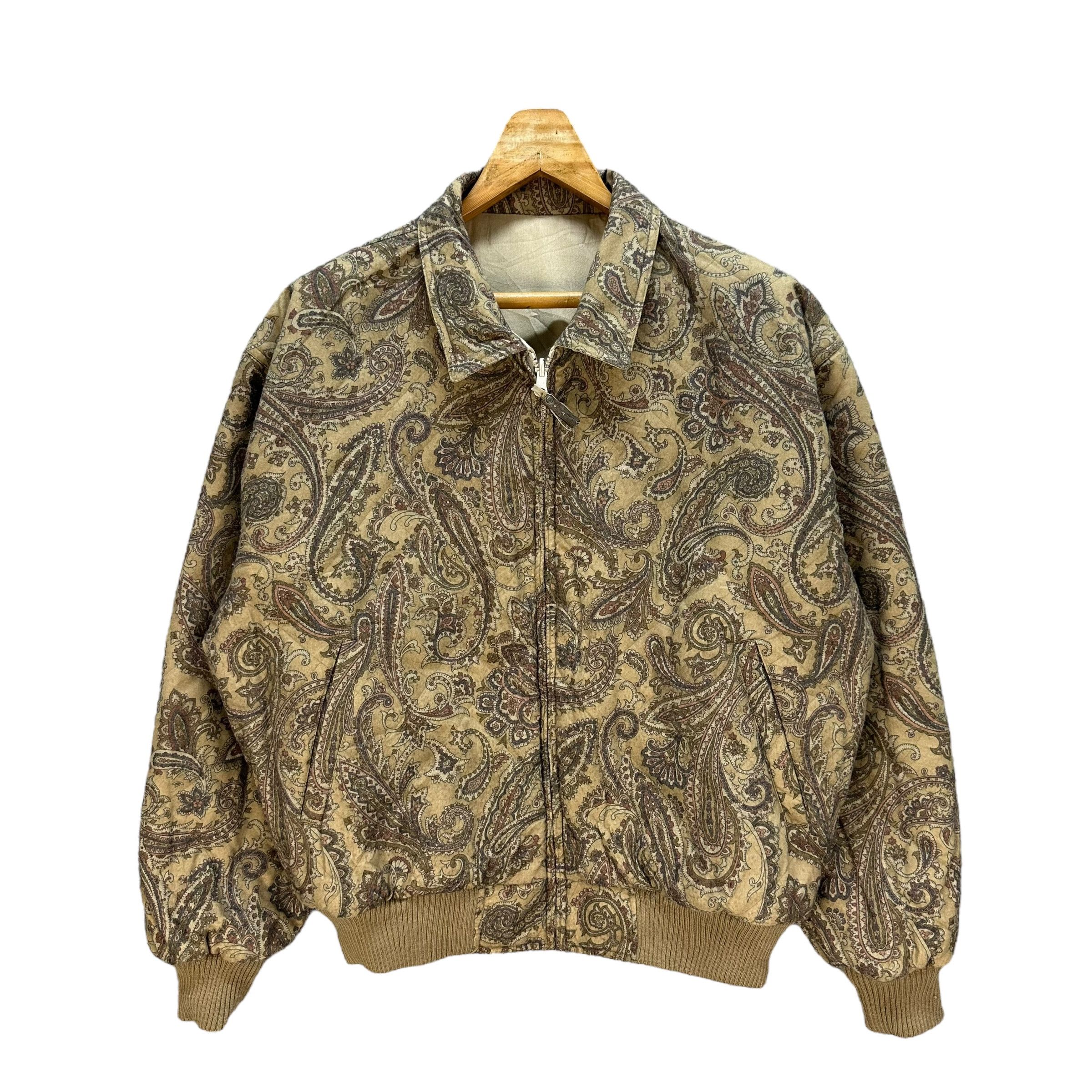 Japanese Brand FLYING TIGER'S Paisley Reversible Jacket #A52-1199 Size US L / EU 52-54 / 3 - 1 Thumbnail