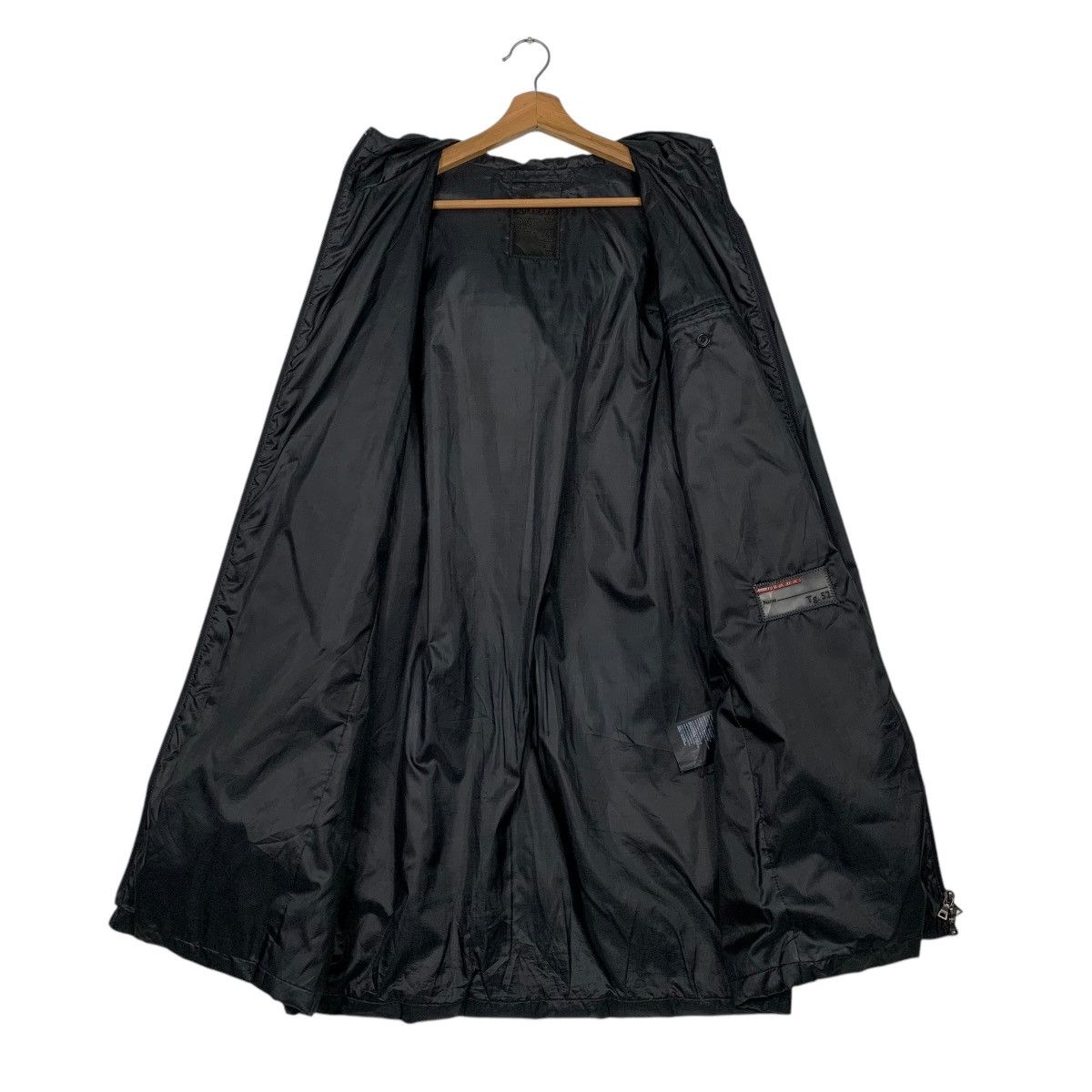 Prada Vintage Prada Hooded Nylon Long Jacket Size US L / EU 52-54 / 3 - 13 Thumbnail