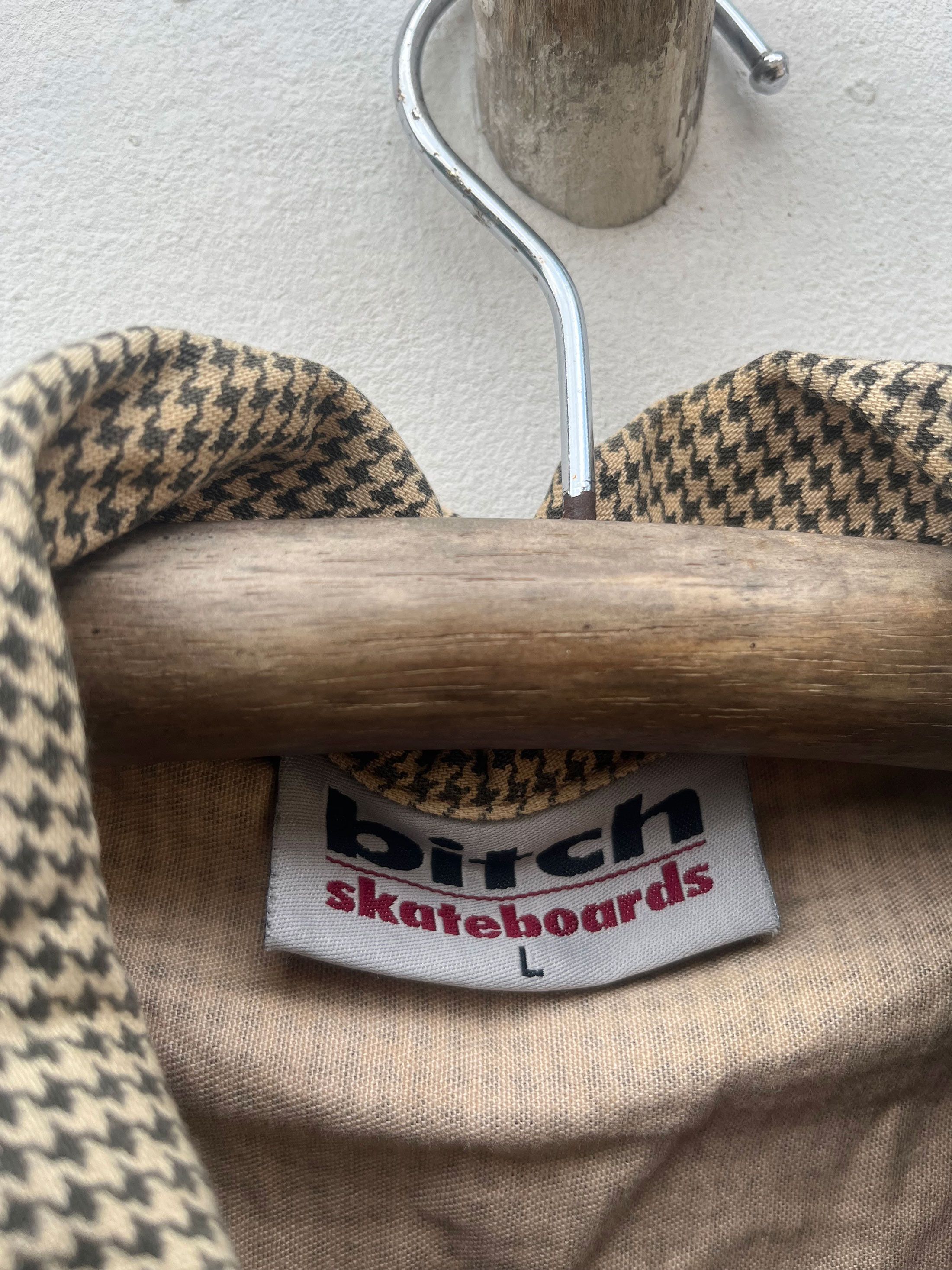 Other Vintage Bitch Skateboeds Zipper Cotton Jacket Houndstooth Size US L / EU 52-54 / 3 - 2 Thumbnail