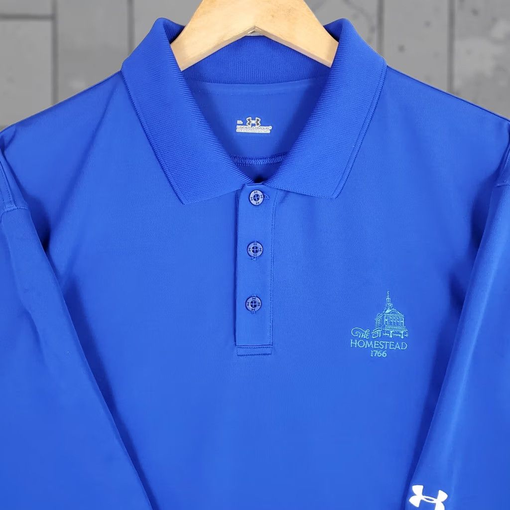 Under Armour Under Armour Men's Polo Shirt XL Blue Short Sleeve Performance Golf Size US XL / EU 56 / 4 - 1 Thumbnail
