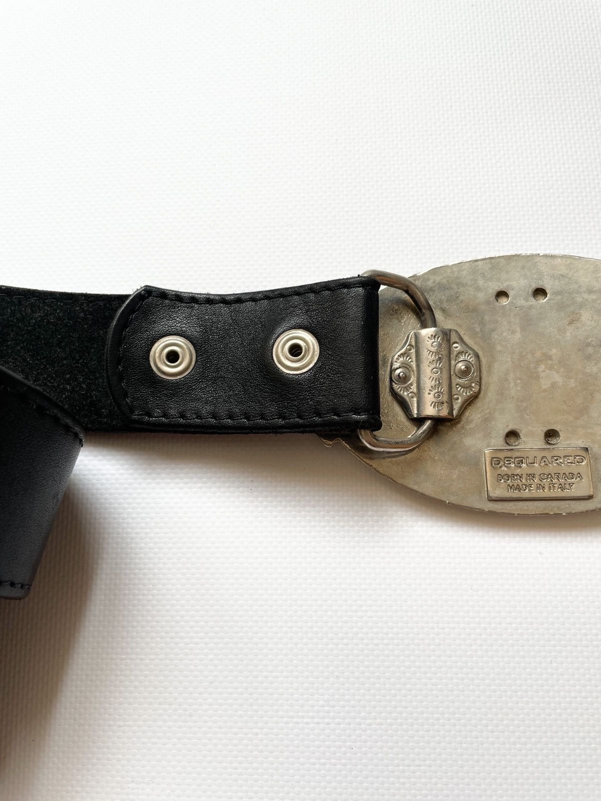 Dsquared2 × Japanese Brand Dsquared belt avantgarde buckle logo Gothic Spell out Size ONE SIZE - 6 Thumbnail