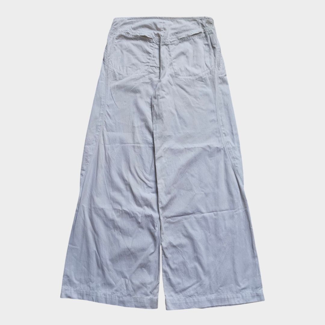 Helmut Lang × Mandarina Duck Mandarina duck side zip wide trouser Size 27" / US 4 / IT 40 - 2 Thumbnail