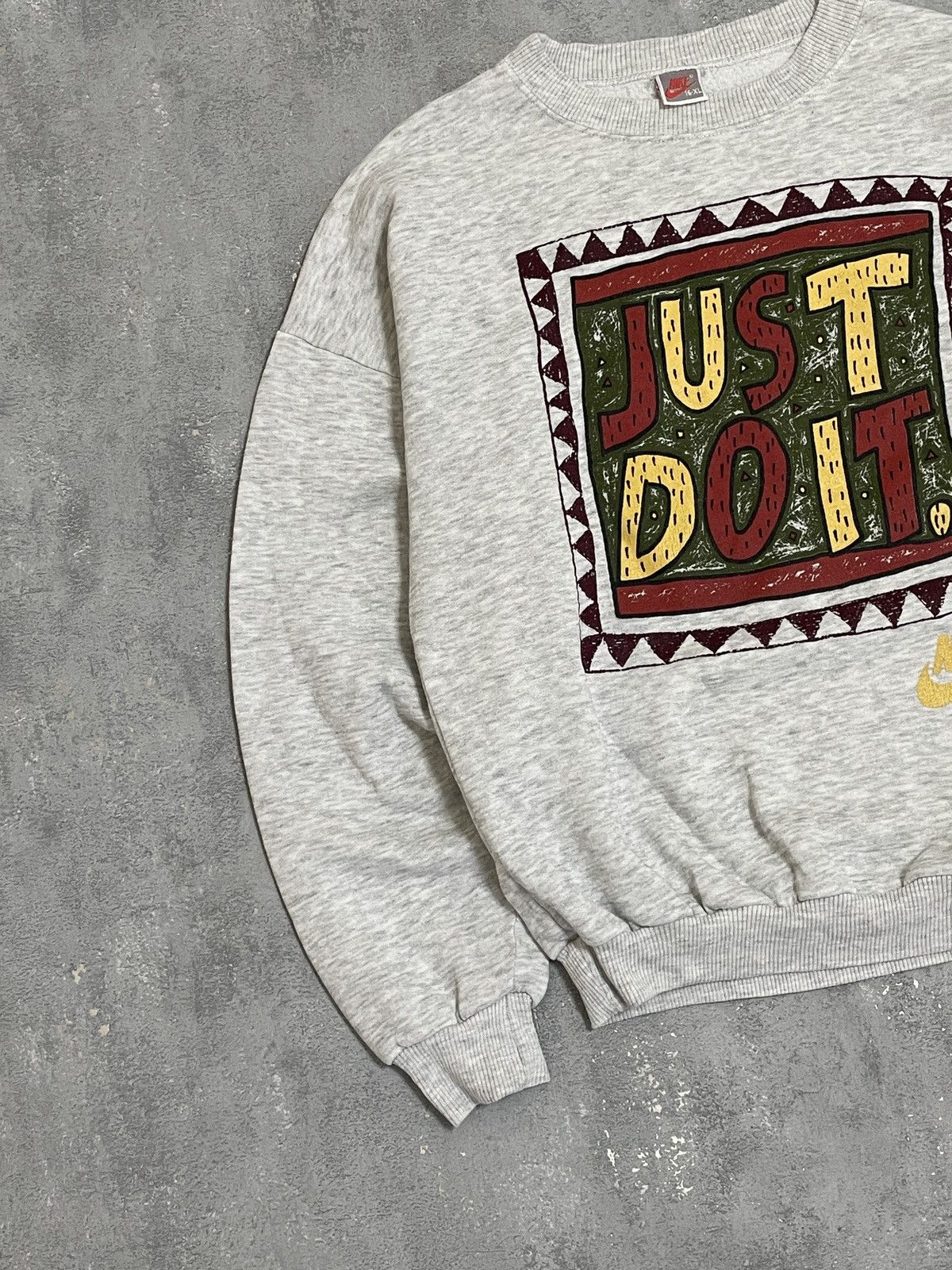 Nike Vintage Nike Sweatshirt 90s Just Do It Size S-M Size US S / EU 44-46 / 1 - 2 Thumbnail
