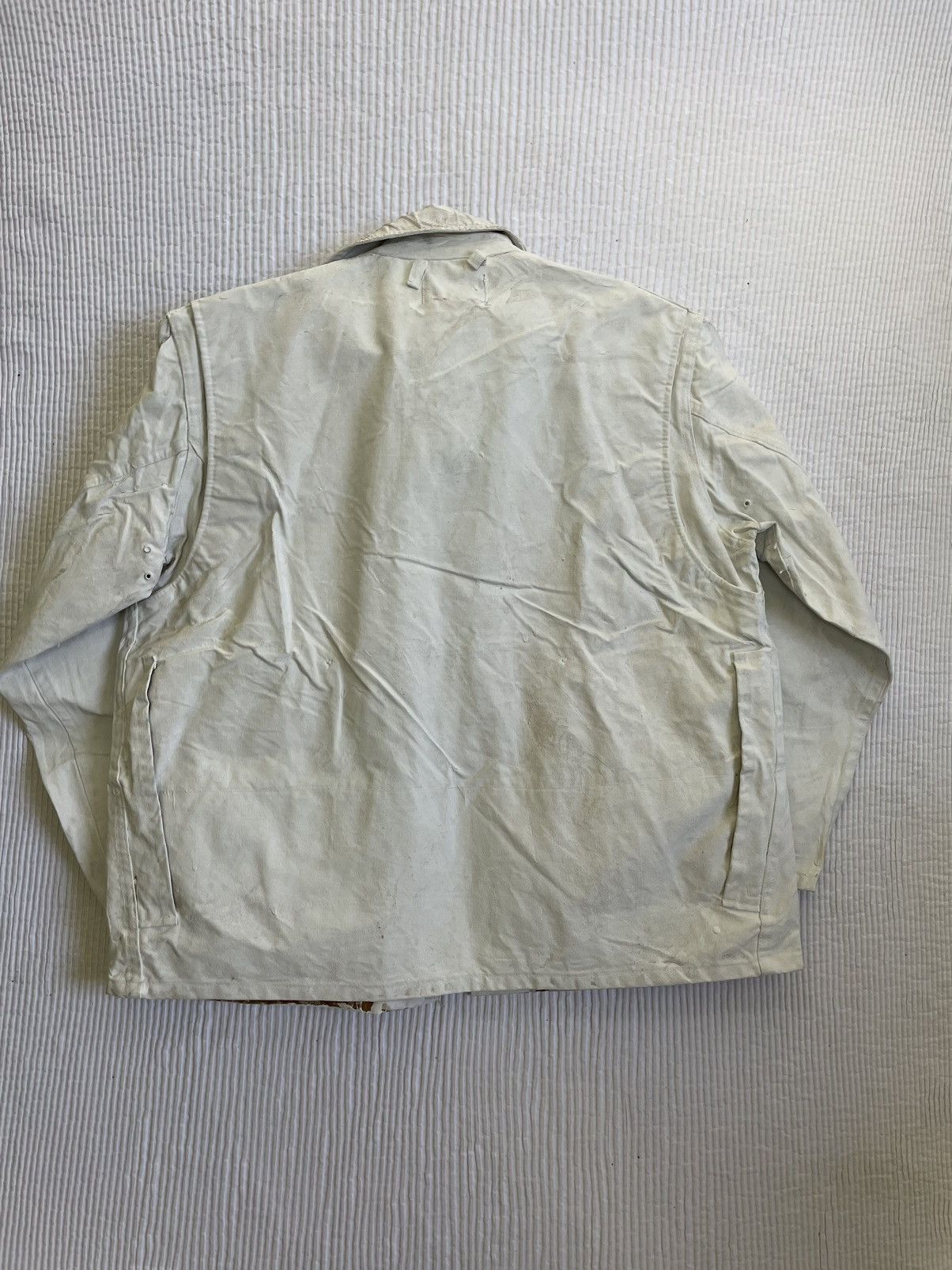 Handmade Duck Hunting Coat in White Size US L / EU 52-54 / 3 - 2 Thumbnail
