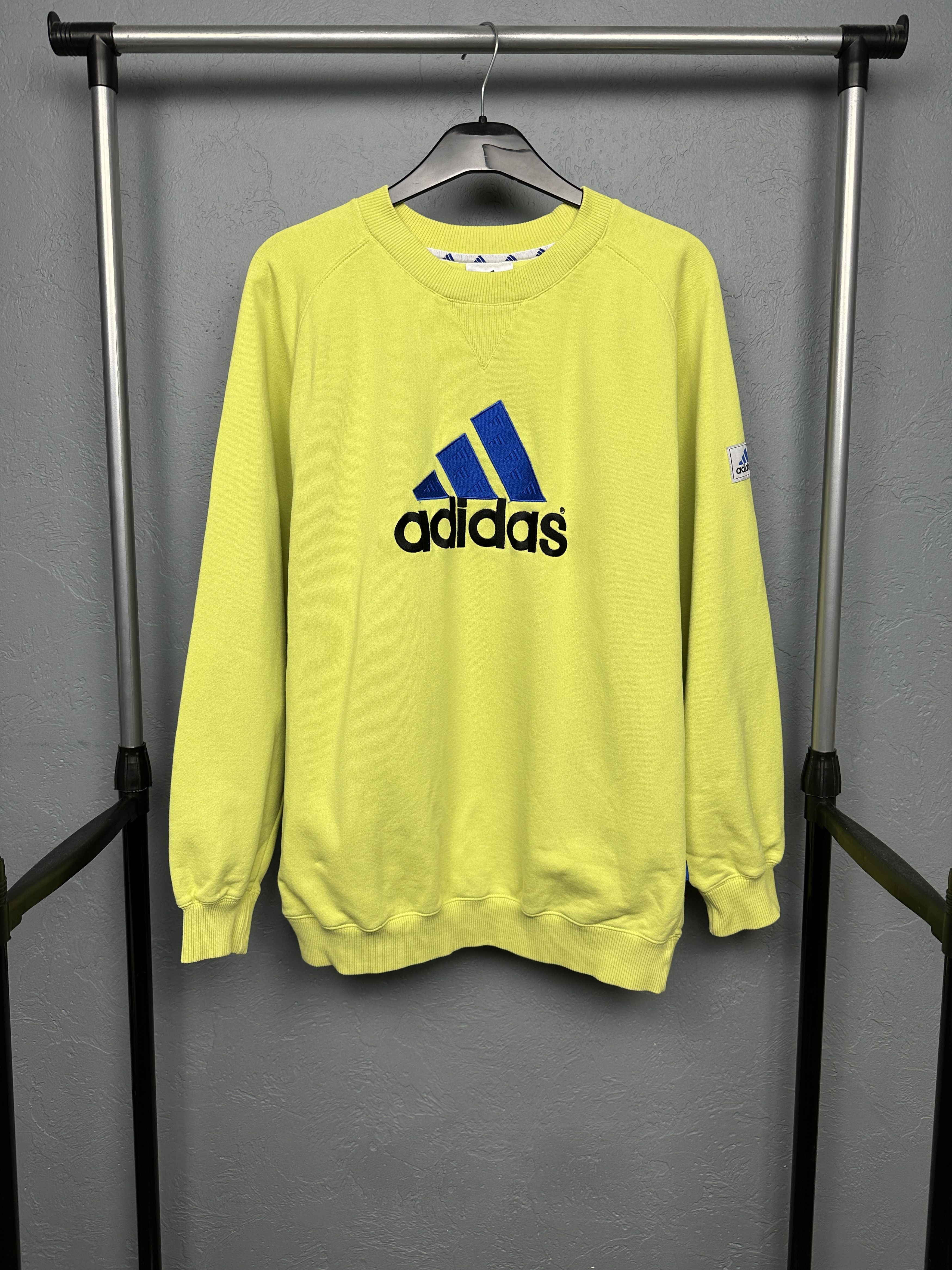 Adidas Adidas Vintage Mens Crew Neck Oversized Sweatshirt Size US S / EU 44-46 / 1 - 1 Thumbnail