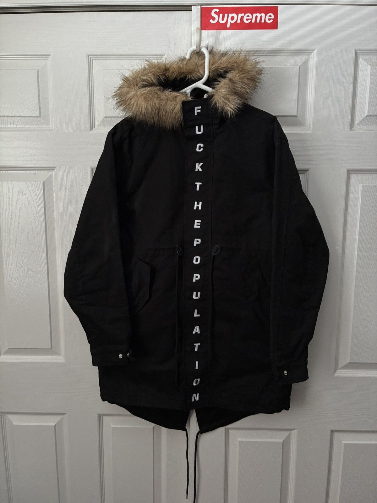 Fuck The Population FTP TRENCH JACKET Size US M / EU 48-50 / 2 - 1 Thumbnail