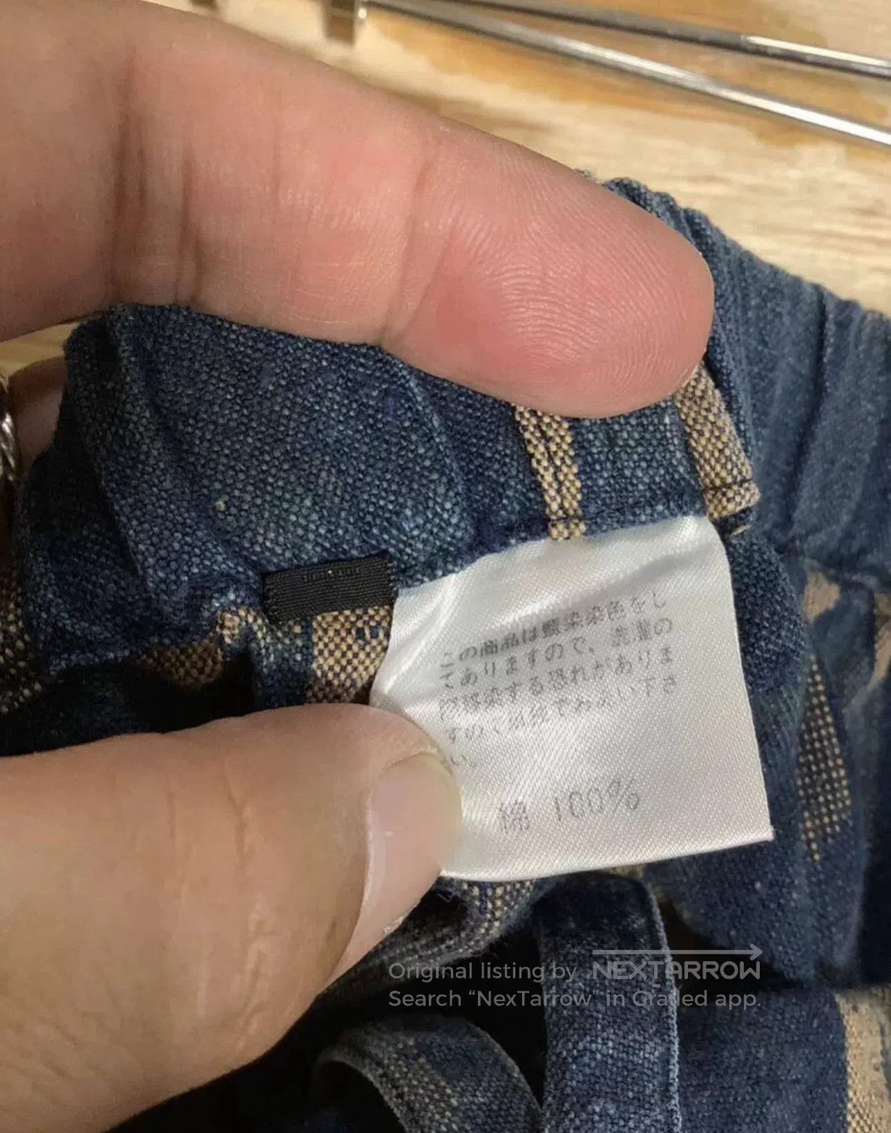 Kapital japanese kasuri cotton shorts for men. Size US 26 / EU 42 - 3 Thumbnail