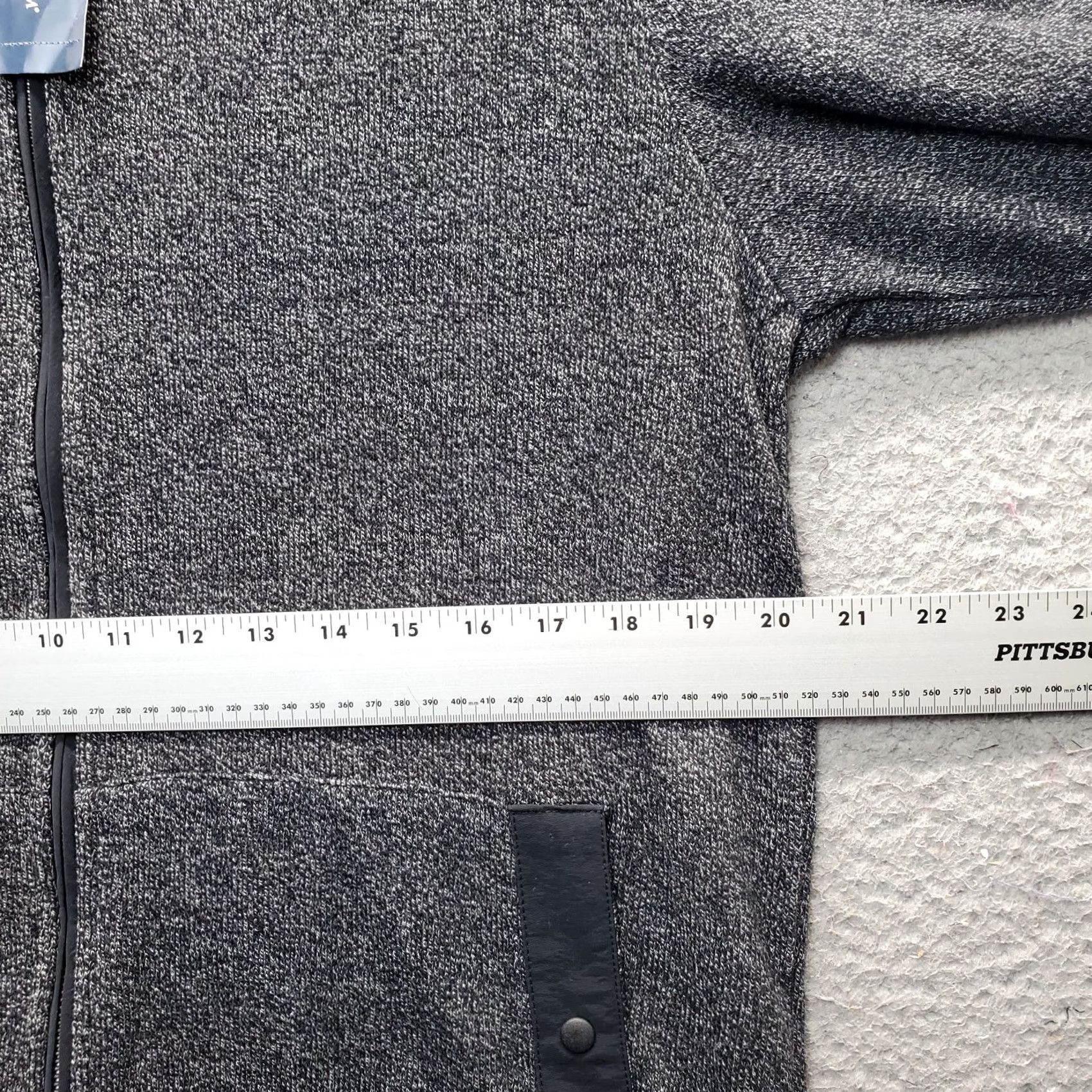 Club Room Club Room Mens Cardigan Sweater Long Sleeve Knit Zip Black Heather M Size US M / EU 48-50 / 2 - 3 Thumbnail