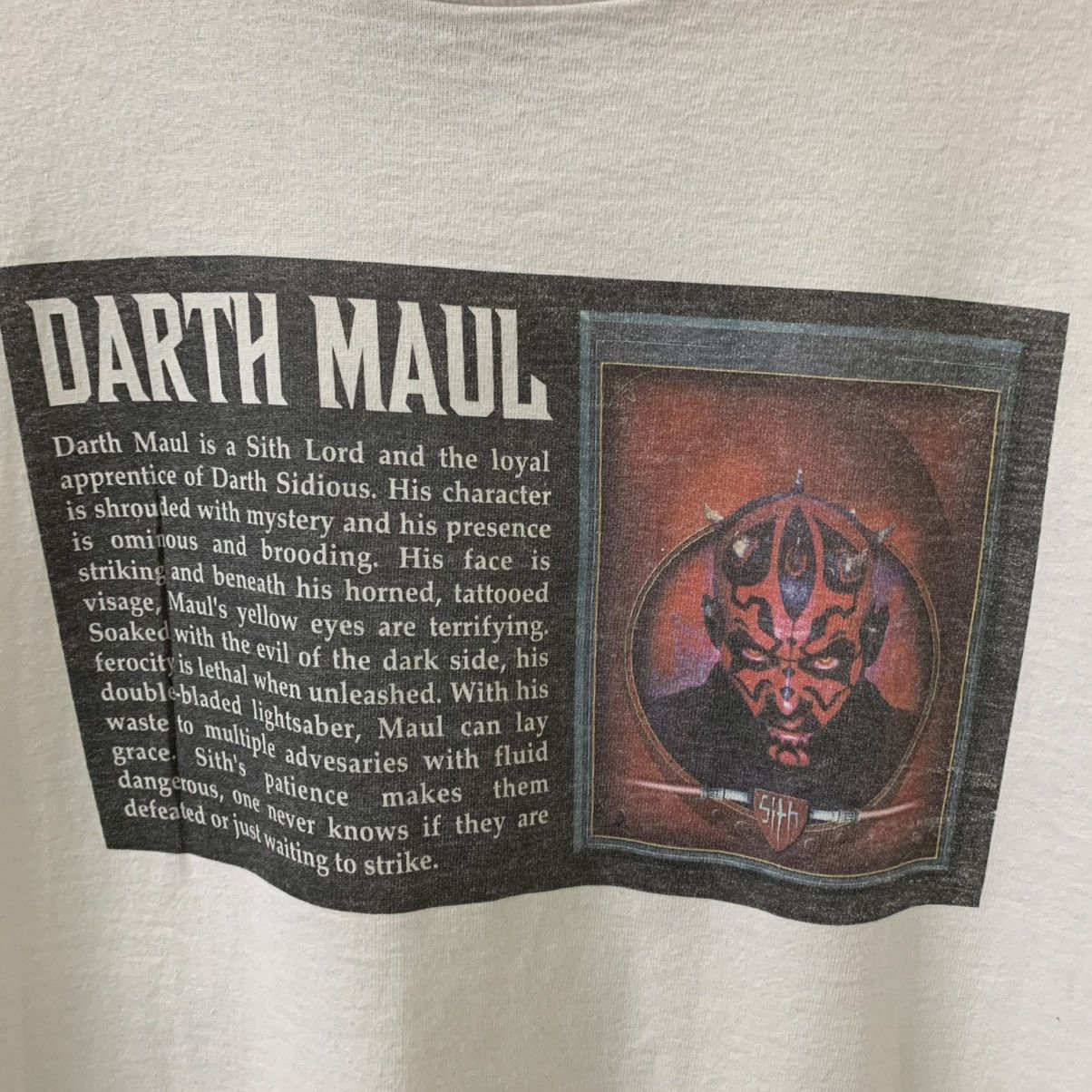 Star Wars × Vintage VINTAGE STAR WARS DARTH MAUL Size US M / EU 48-50 / 2 - 2 Thumbnail