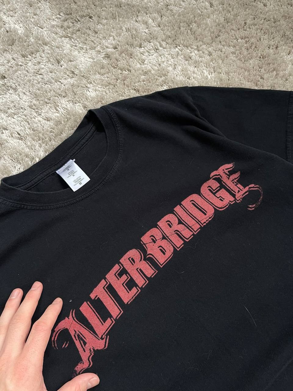 Vintage Alter Bridge Addicted To Pain Black T-Shirt Size US M / EU 48-50 / 2 - 4 Thumbnail