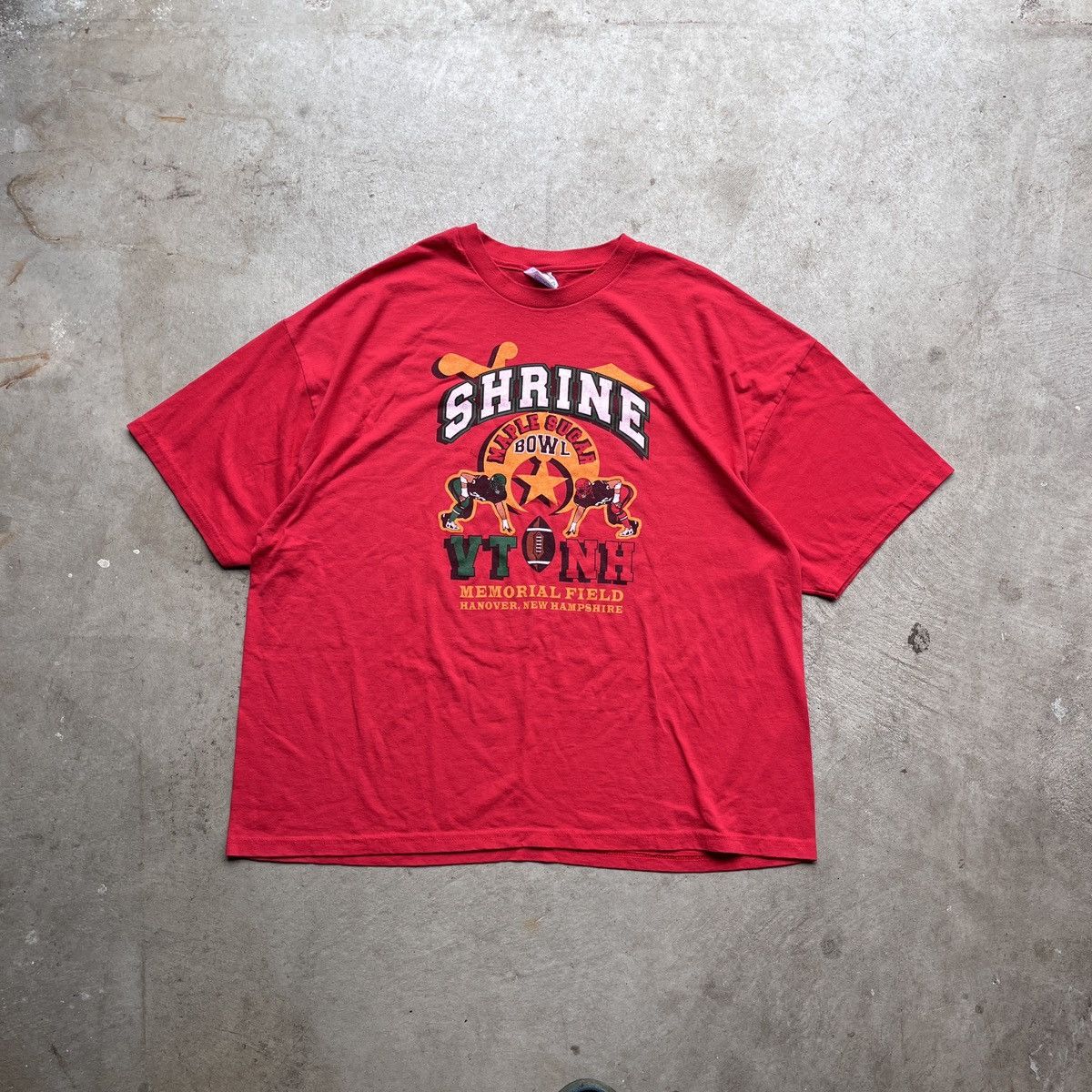 Hanes × Vintage Vintage Y2K Shrine Maple Sugar Bowl Graphic T Shirt Size US XXL / EU 58 / 5 - 1 Thumbnail