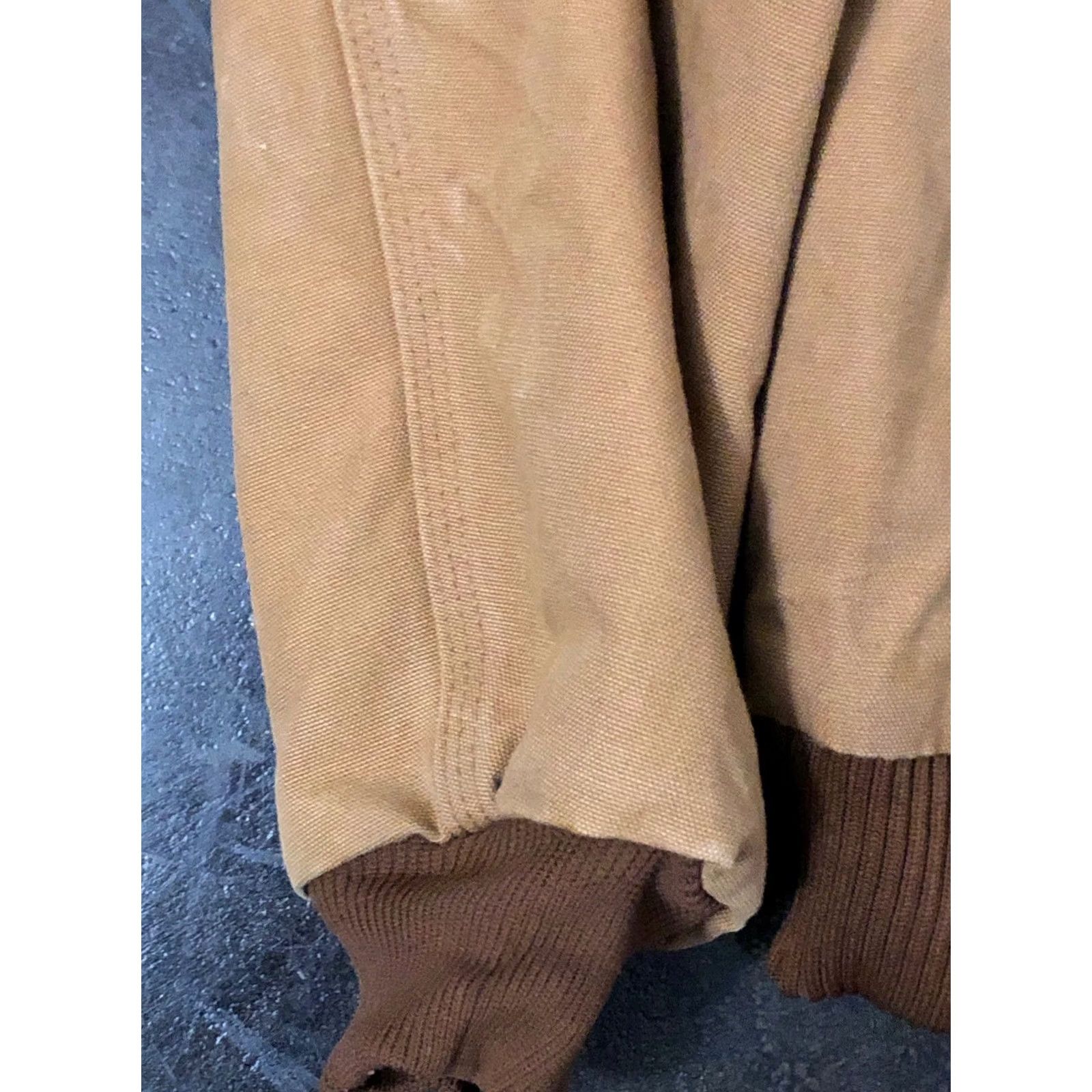 Carhartt VINTAGE Carhartt J140 Hooded Jacket Mens Small Brown Lined Work Coat USA 90s Size US S / EU 44-46 / 1 - 7 Thumbnail