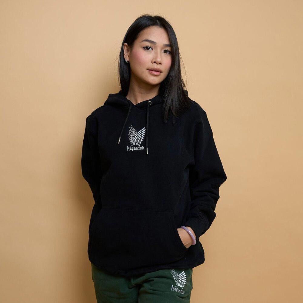 Designer KAGESCLUB Wings Hoodie - Black (Size S) Size US S / EU 44-46 / 1 - 4 Thumbnail