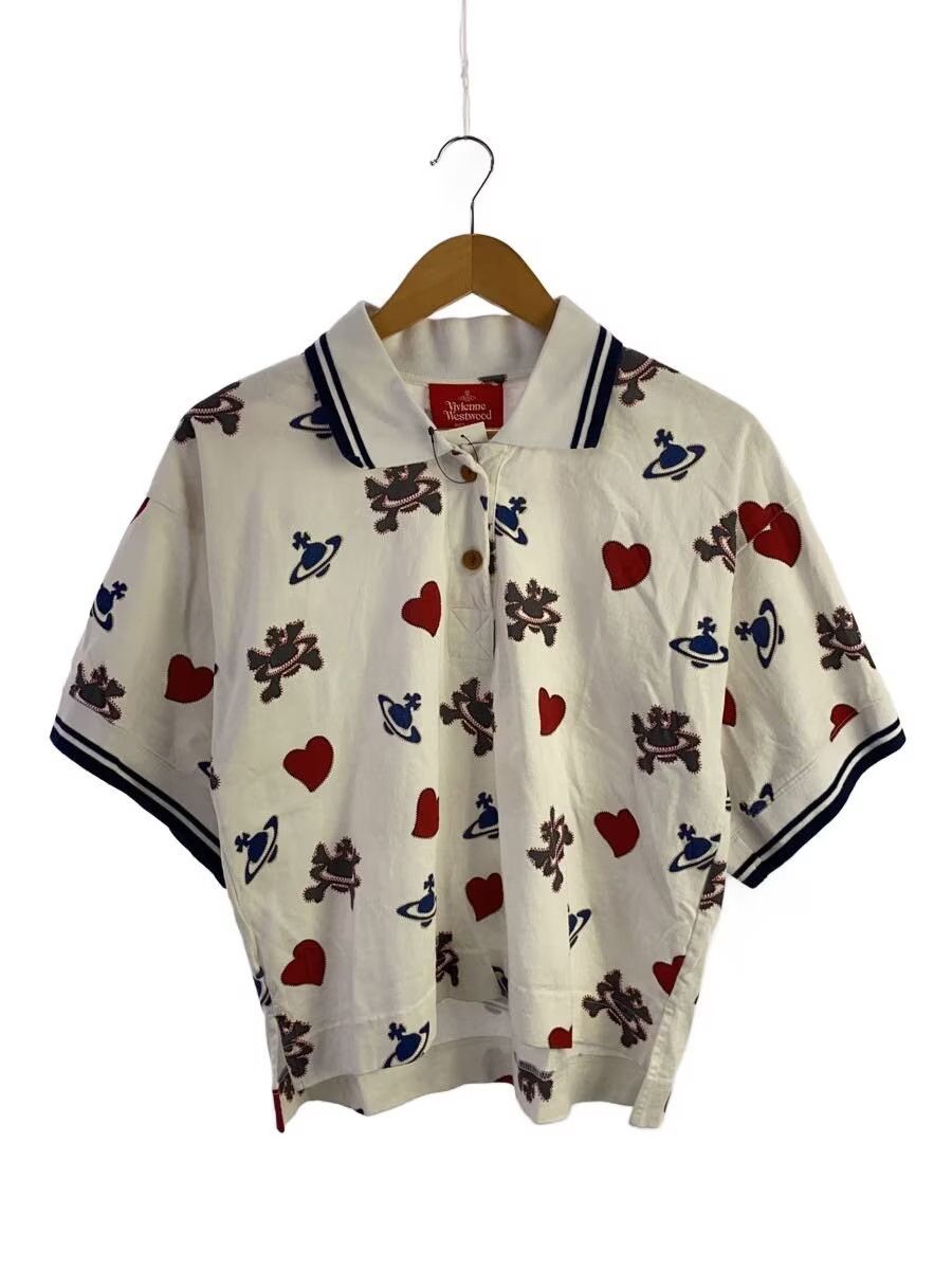 Vivienne Westwood Heart Orb Polo Shirt Size M / US 6-8 / IT 42-44 - 1 Thumbnail