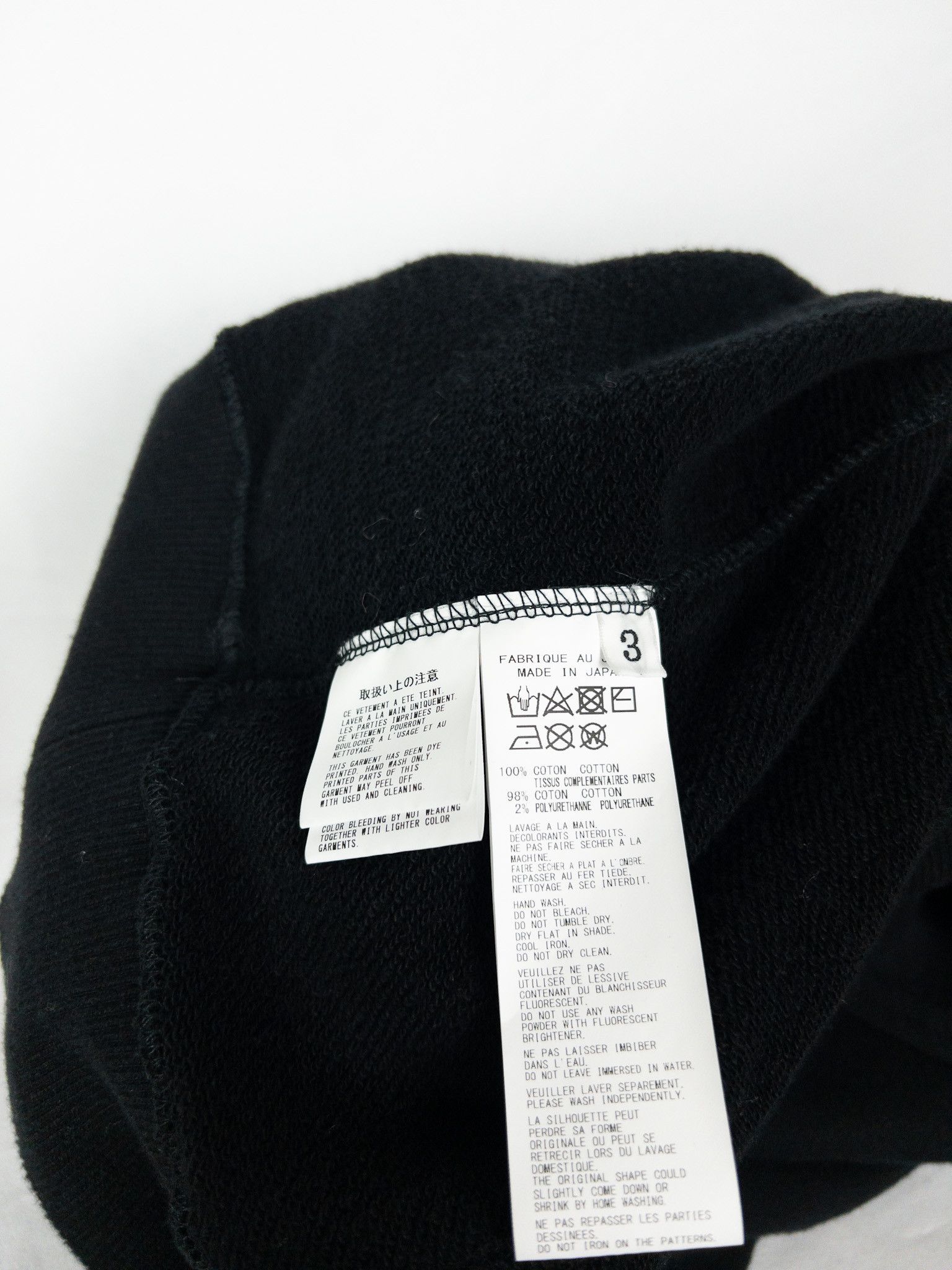 Yohji Yamamoto Yohji Yamamoto Pour Homme 24AW Printed Hoodie Size US L / EU 52-54 / 3 - 4 Thumbnail