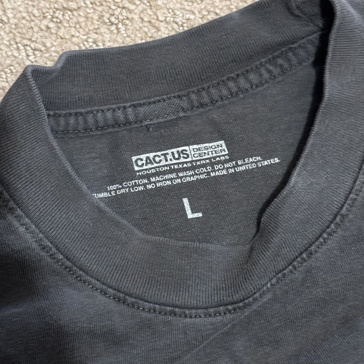 Travis Scott Complexcon Cactus Design Center Eagle tshirt Size US L / EU 52-54 / 3 - 3 Thumbnail