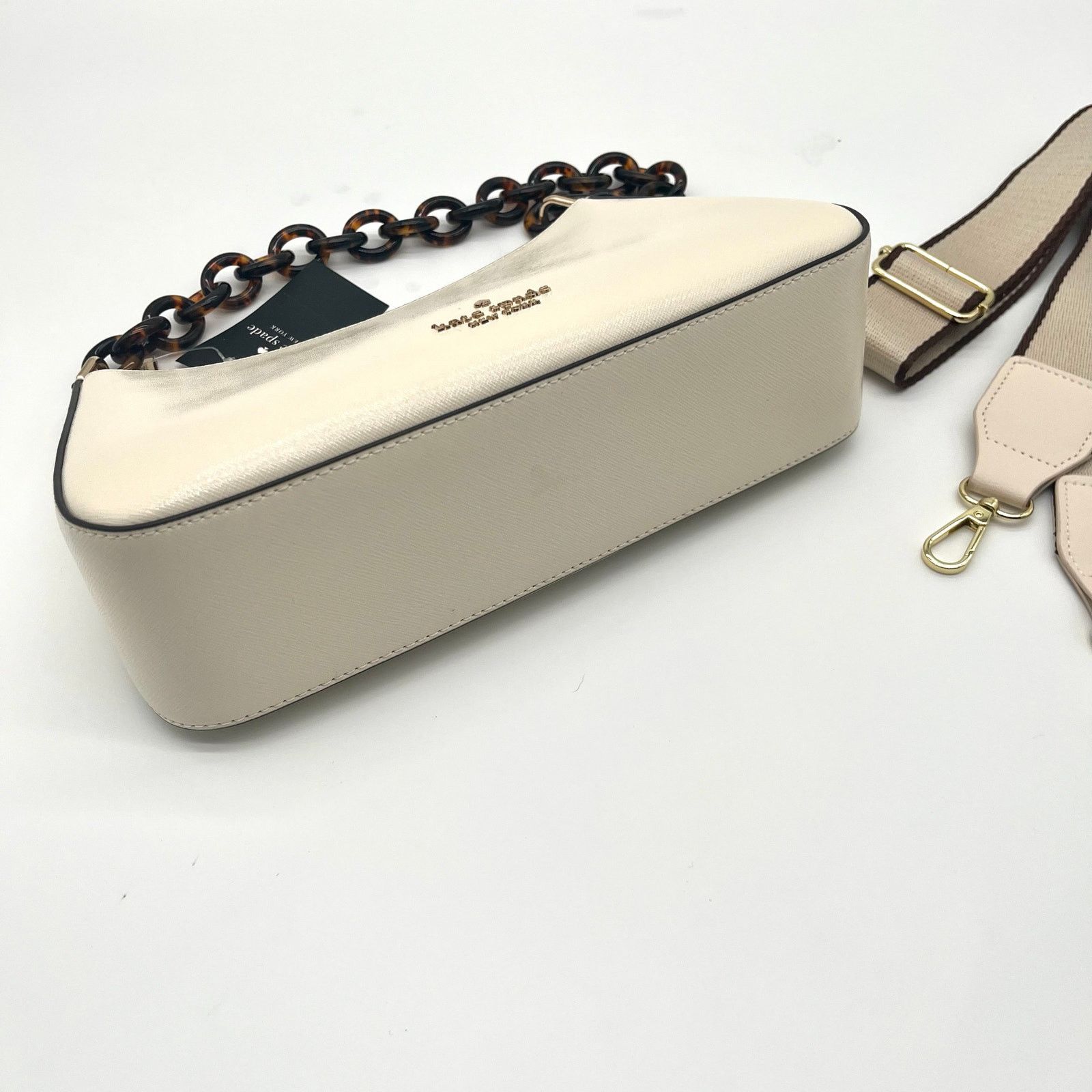 Kate Spade KATE SPADE NWT Leather Convertible Shoulder Bag, Resin Chain Size ONE SIZE - 10 Thumbnail