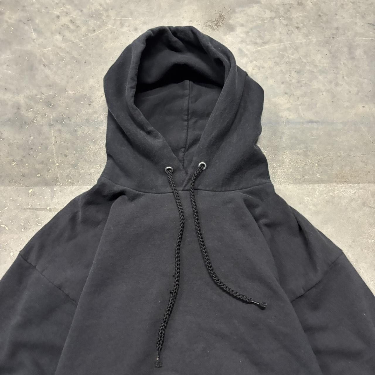 Japanese Brand × Vintage Crazy Vintage Y2K/2000s Black Streetwear Essential Hoodie! Size US M / EU 48-50 / 2 - 2 Thumbnail