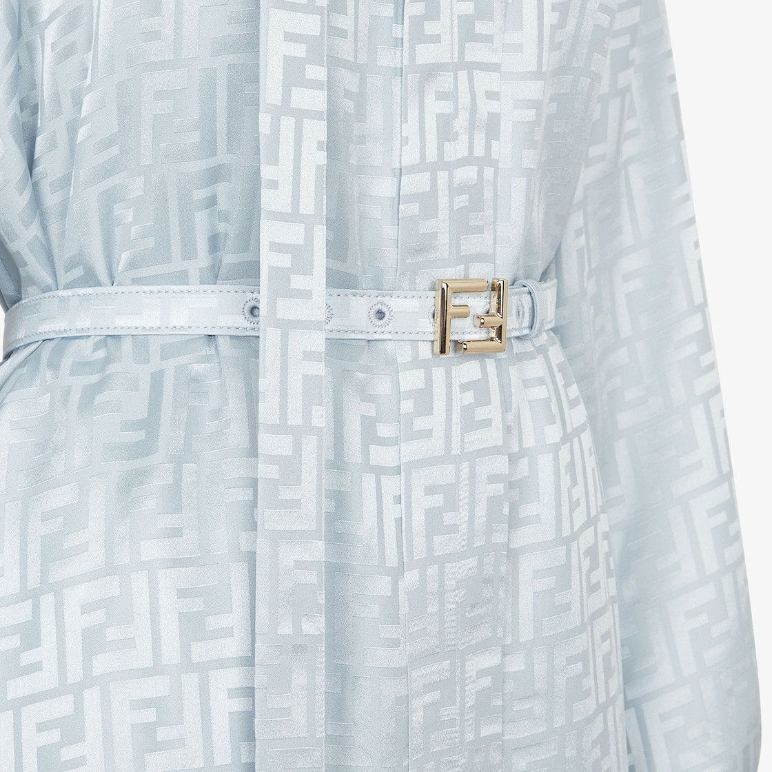 Fendi o1s1wg110825 Dress in Light Blue Size XL / US 12-14 / IT 48-50 - 3 Thumbnail