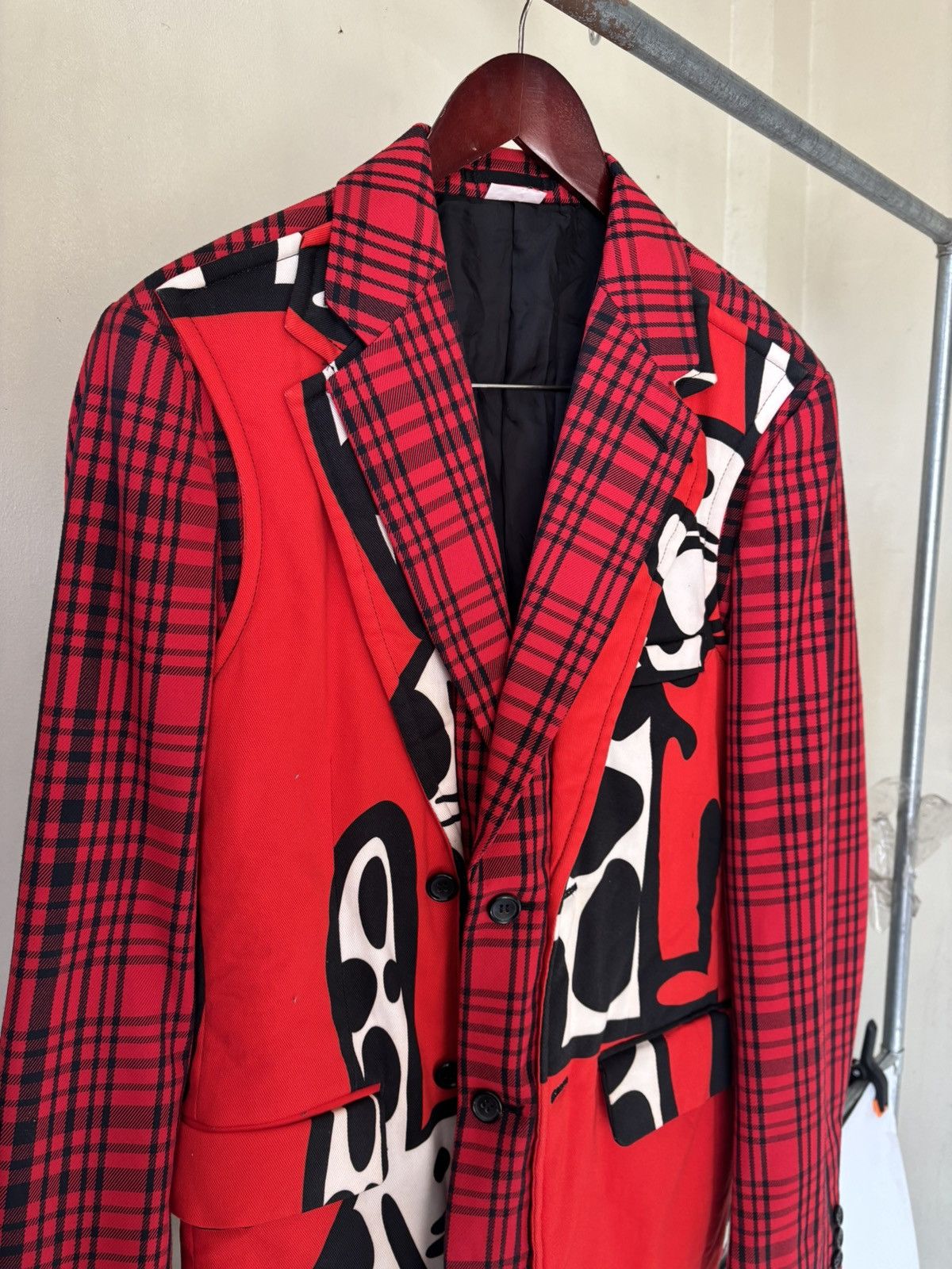 Comme des Garcons Homme Plus Comme Des Garcons Homme Plus - Check Printed Jacket Size US M / EU 48-50 / 2 - 3 Thumbnail