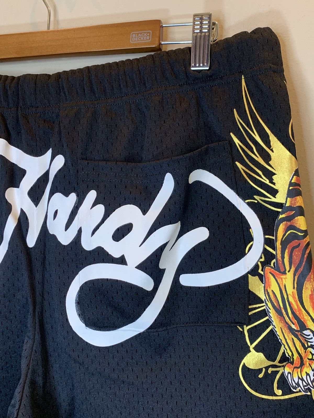 Ed Hardy *RARE* New Ed Hardy Tiger All Over Print Heavy Mesh Shorts L Size US 34 / EU 50 - 5 Thumbnail
