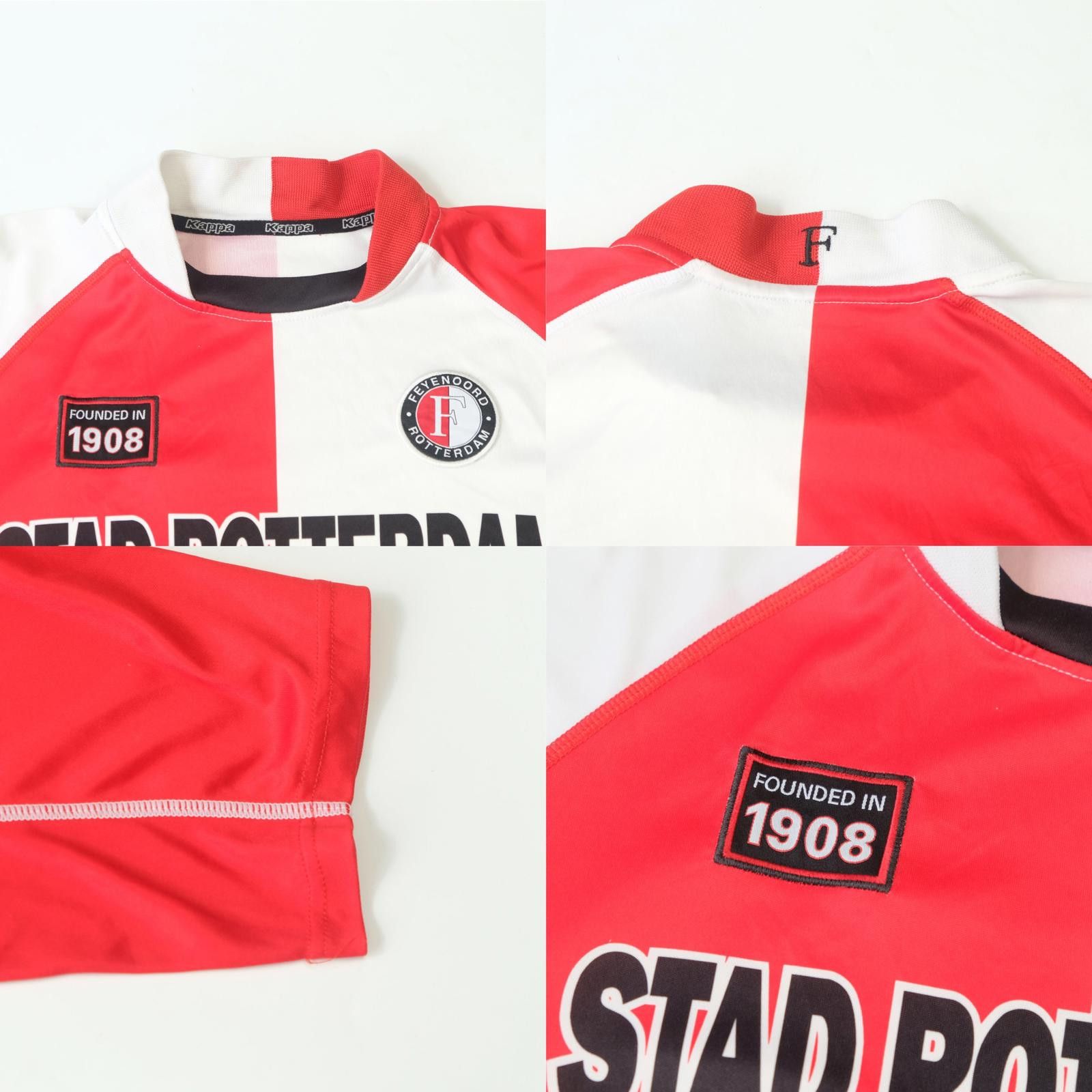 Kappa 2002/03 Feyenoord Home Shirt (M) Size US M / EU 48-50 / 2 - 4 Thumbnail
