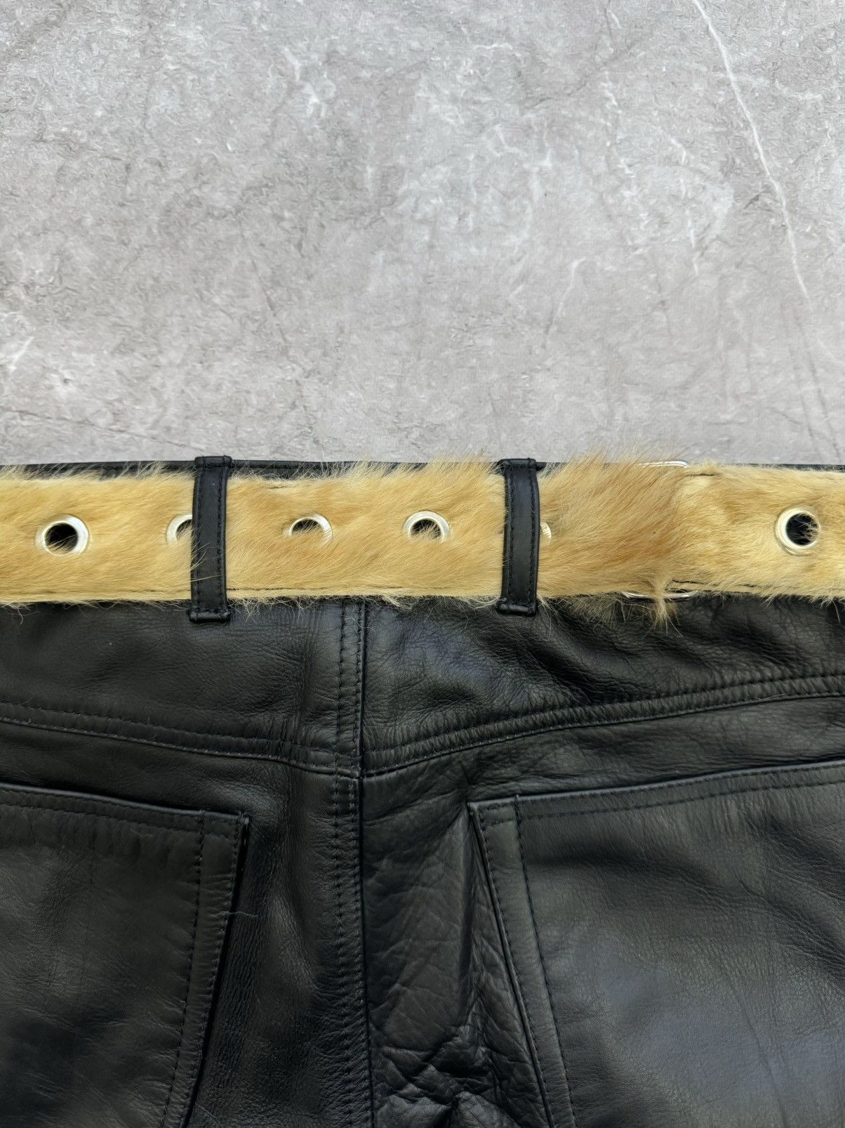 Vintage Vintage rare y2k real Fur hystericglamour style belt Size ONE SIZE - 11 Thumbnail