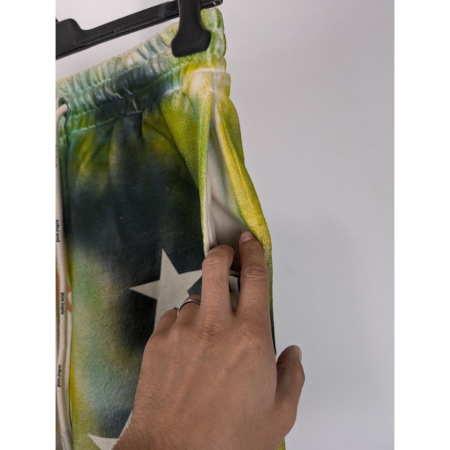 Palm Angels o1rshd1 Q: 2 / Sprayed Stars Vint Sweat Short in Multicolor Size US 30 / EU 46 - 7 Thumbnail