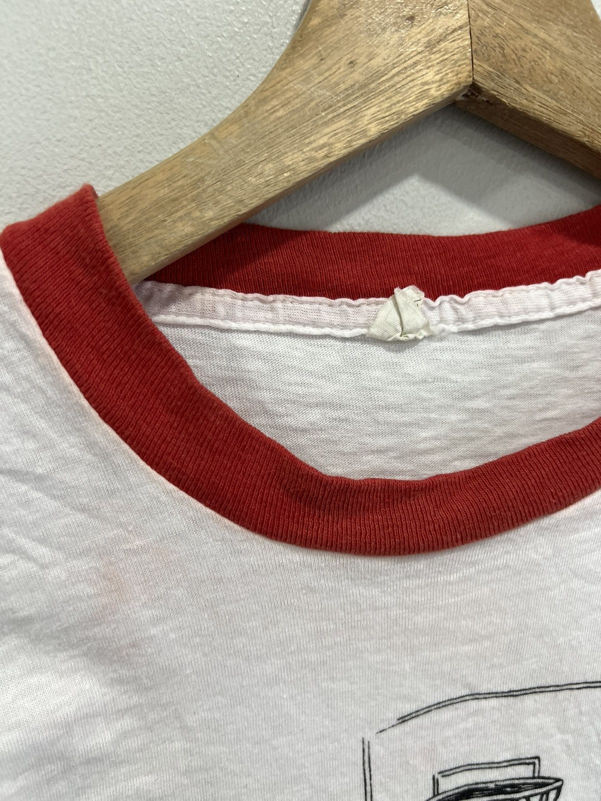 Vintage Vintage Oklahoma Basketball Ringer Tee Shirt 70s Size US L / EU 52-54 / 3 - 4 Thumbnail
