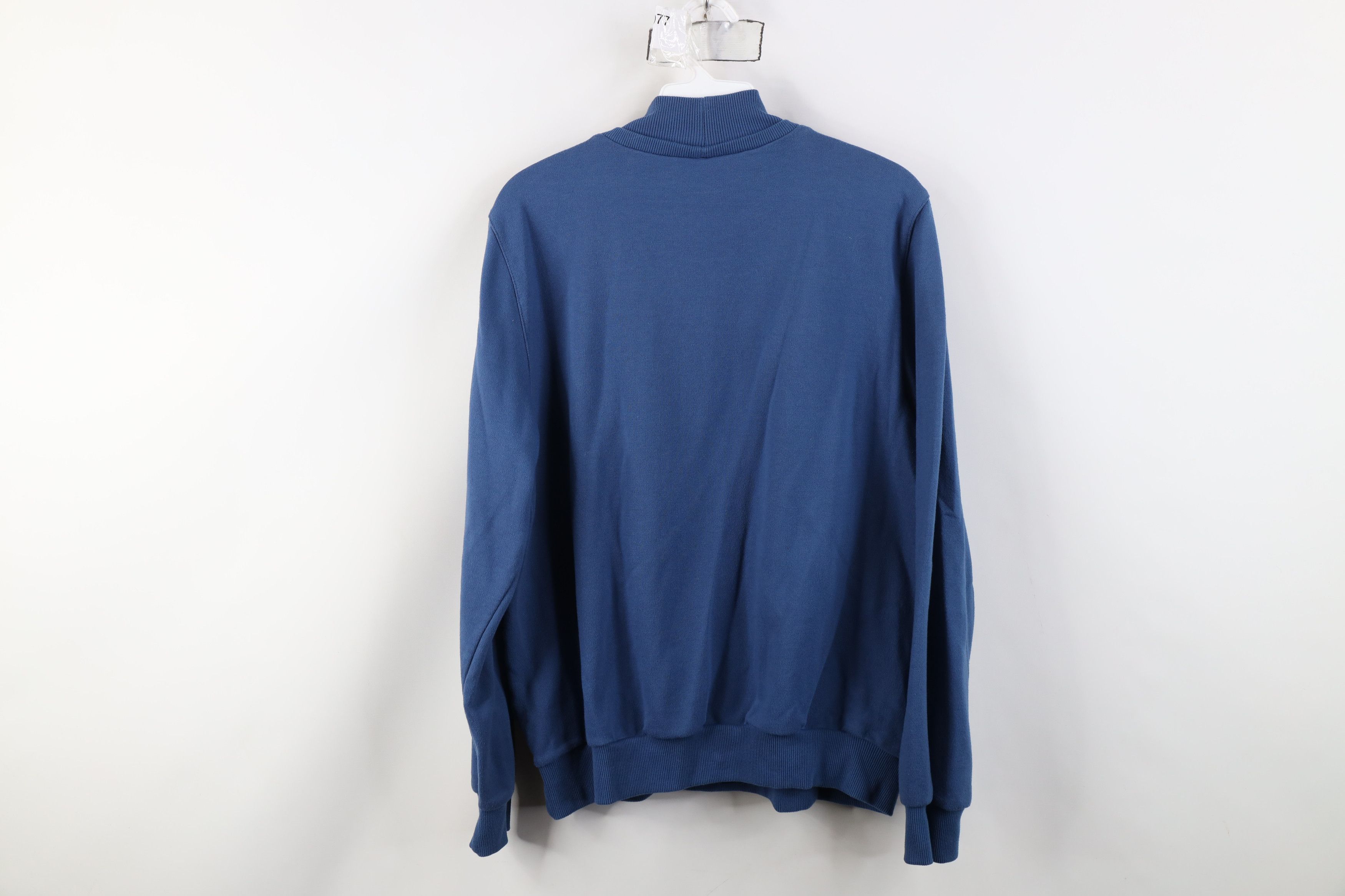 Vintage Vintage 90s Streetwear Flower Bird Mock Neck Sweatshirt Size L / US 10 / IT 46 - 11 Thumbnail