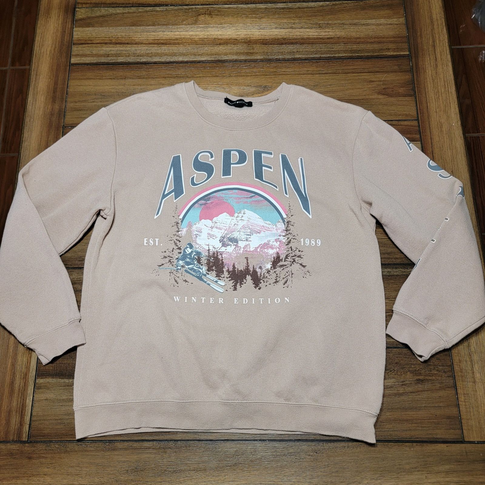Other Social Scene LS Sweatshirt "Aspen Ski Resort" - Size Medium Size M / US 6-8 / IT 42-44 - 1 Thumbnail