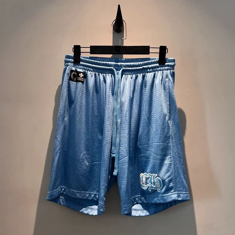 Chrome Hearts Chrome Hearts size M Blue Ice Ball Shorts Size 42" / US 20 - 1 Thumbnail