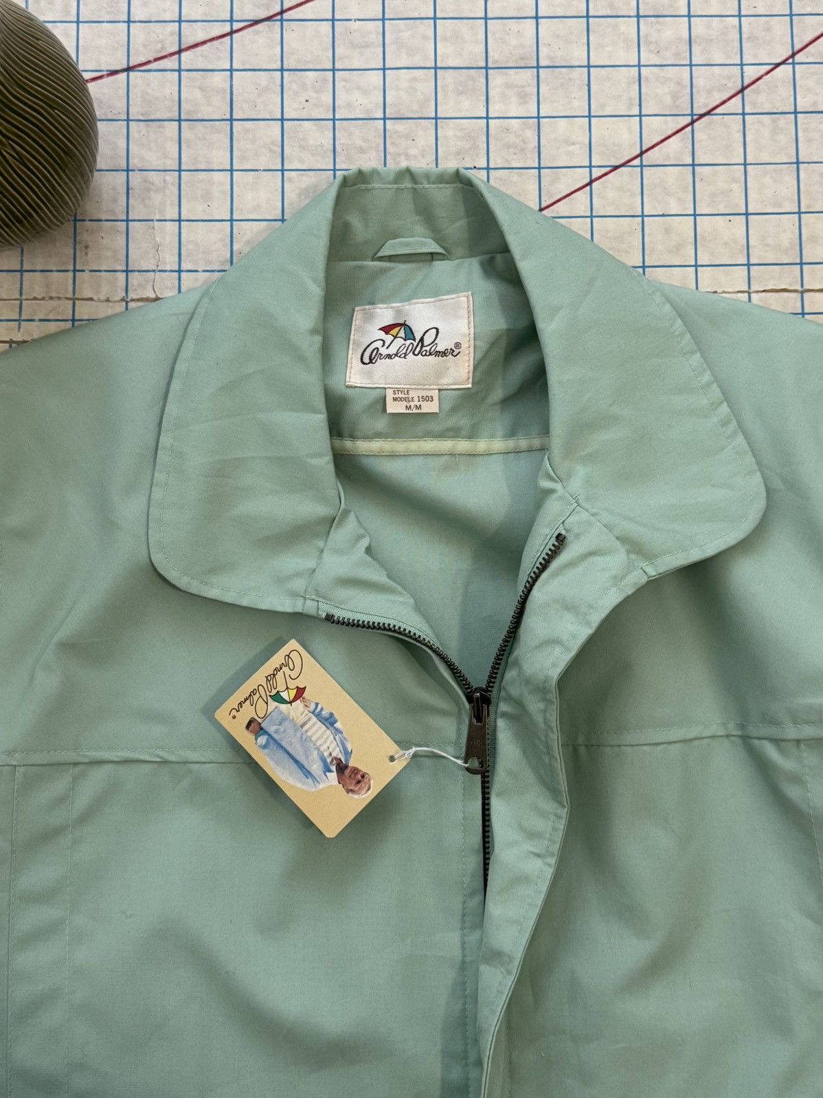 Other × Vintage NWT Vintage Arnold Palmer Mint Green Golf Jacket Size Medium Size US M / EU 48-50 / 2 - 4 Thumbnail