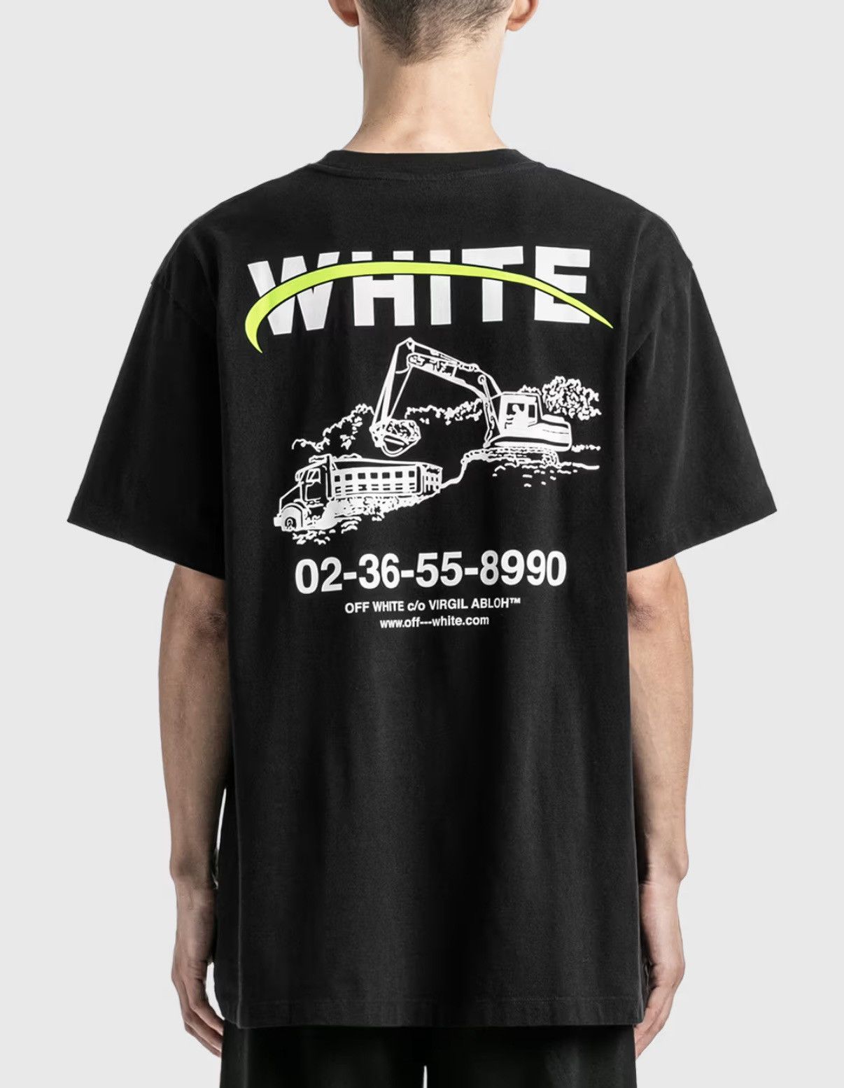 Off-White NEW OFF WHITE Industrial Over Short Sleeve T-Shirt Sz M Size US M / EU 48-50 / 2 - 1 Thumbnail