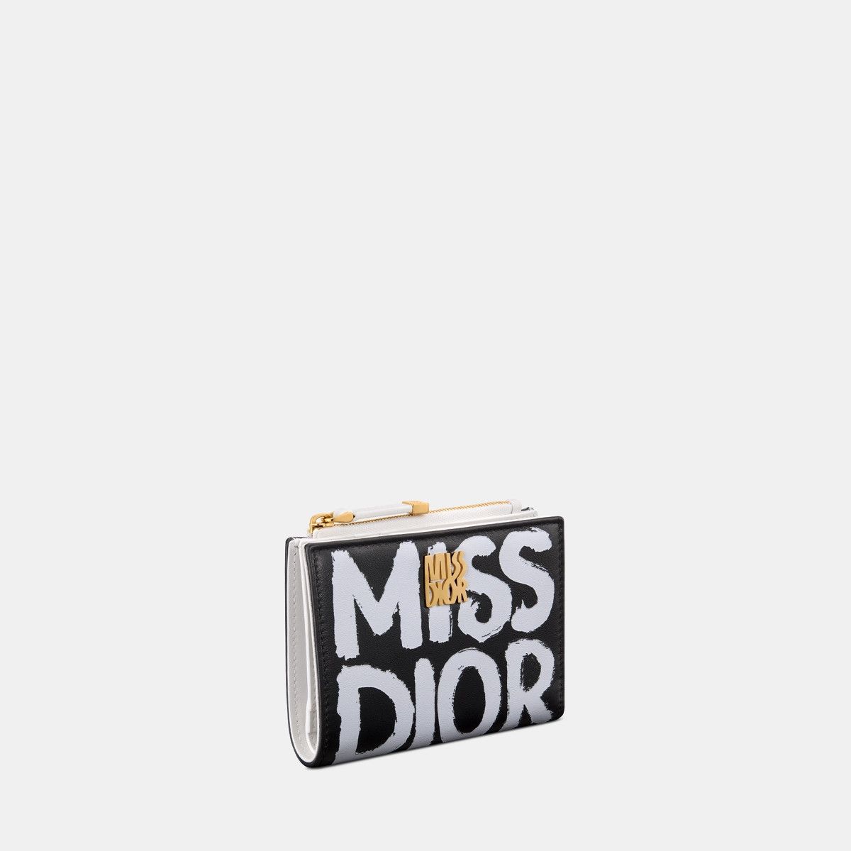 Dior o1bcso1str0226 Size:OS/ Dahlia Wallet in Black/White Size ONE SIZE - 2 Thumbnail