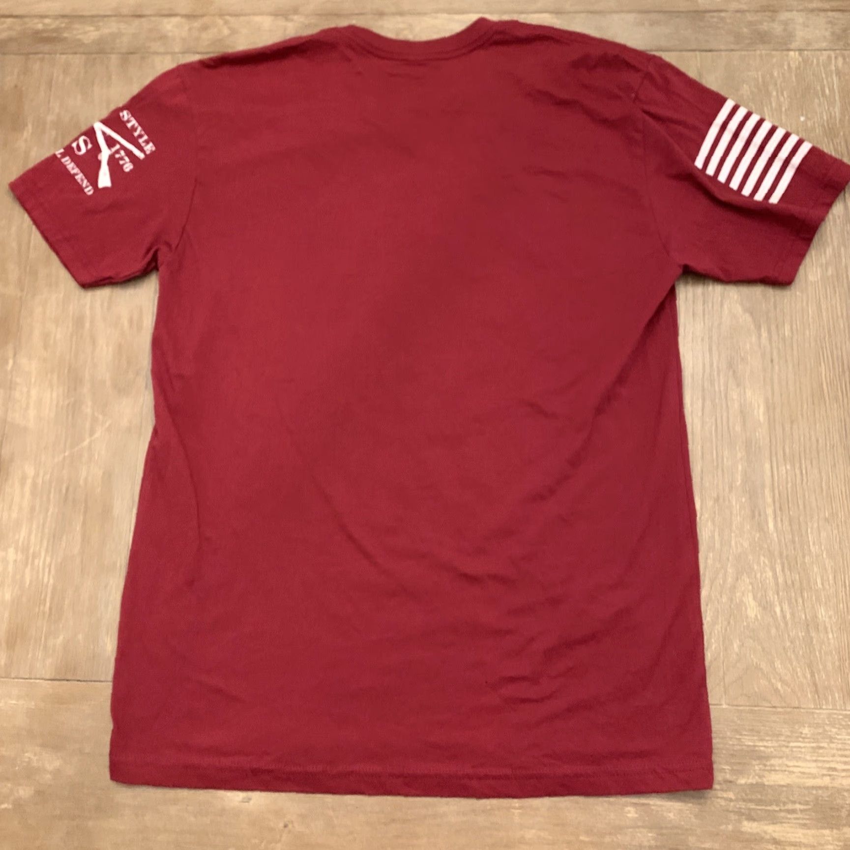 Vintage VINTAGE Grunt Style Grilling x Veteran Graphic T-Shirt Mens Large Red Military Patriotic Size US L / EU 52-54 / 3 - 5 Thumbnail