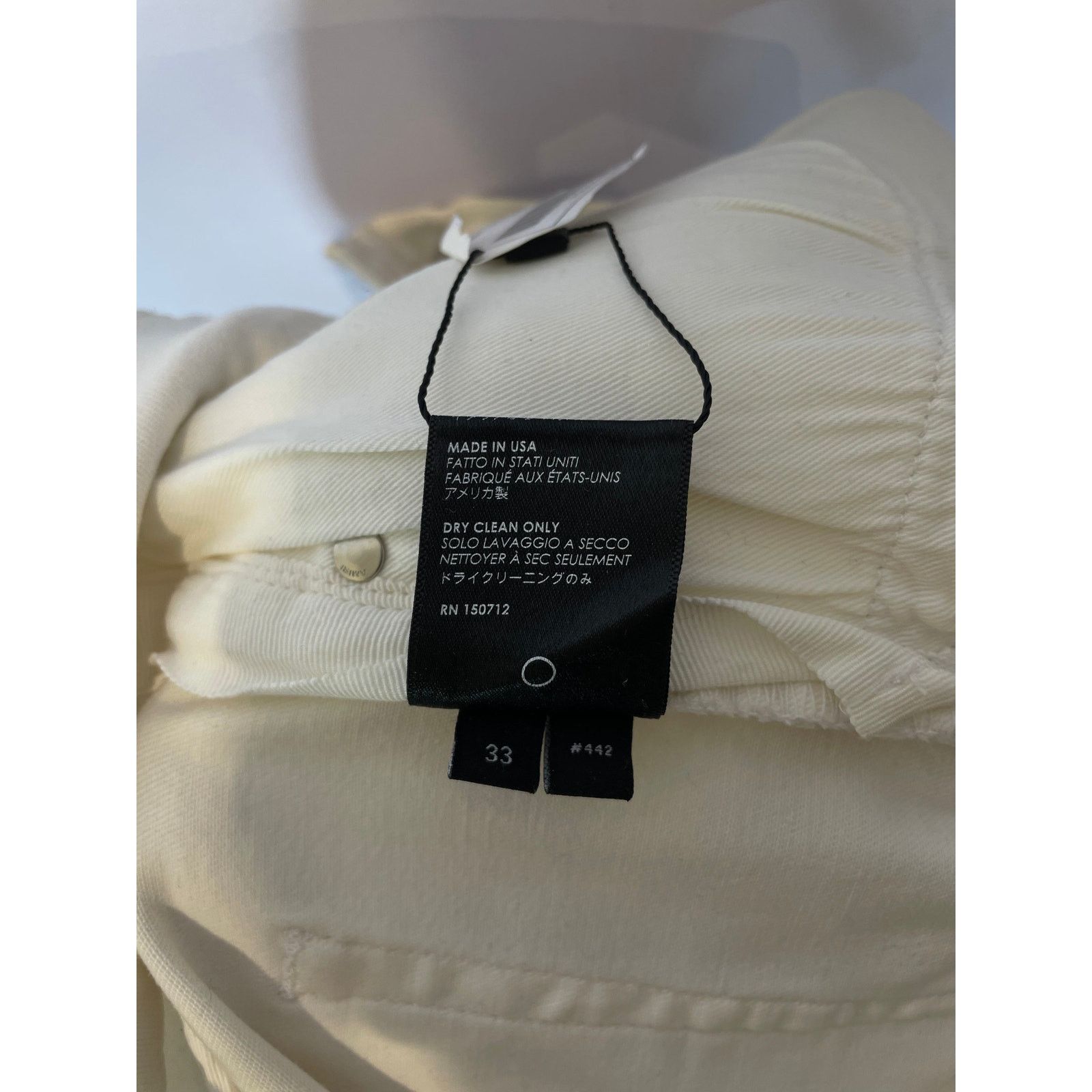 Amiri Amiri MX1 White White Patch Used 33 Size US 33 - 5 Thumbnail